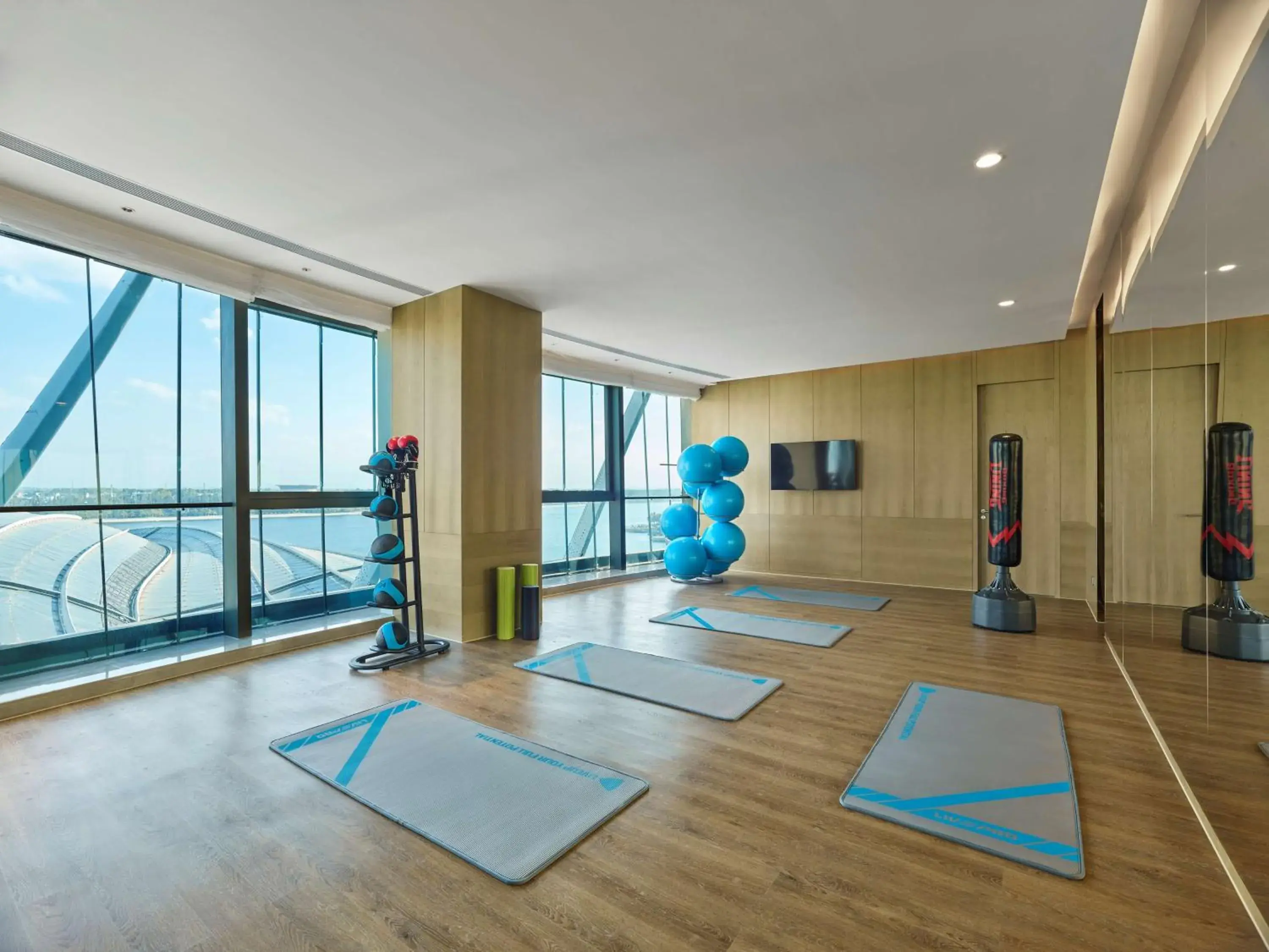 Fitness centre/facilities in Hilton Hainan Ocean Flower Island Fitness centre/facilities in Hilton Hainan Ocean Flower Island