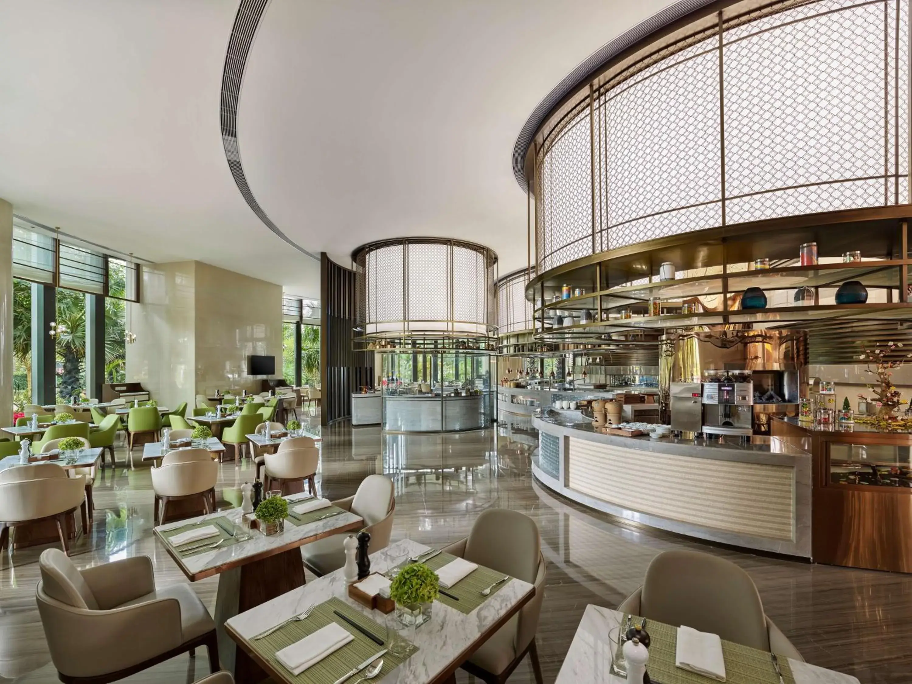 Lounge or bar in Hilton Hainan Ocean Flower Island Lounge or bar in Hilton Hainan Ocean Flower Island