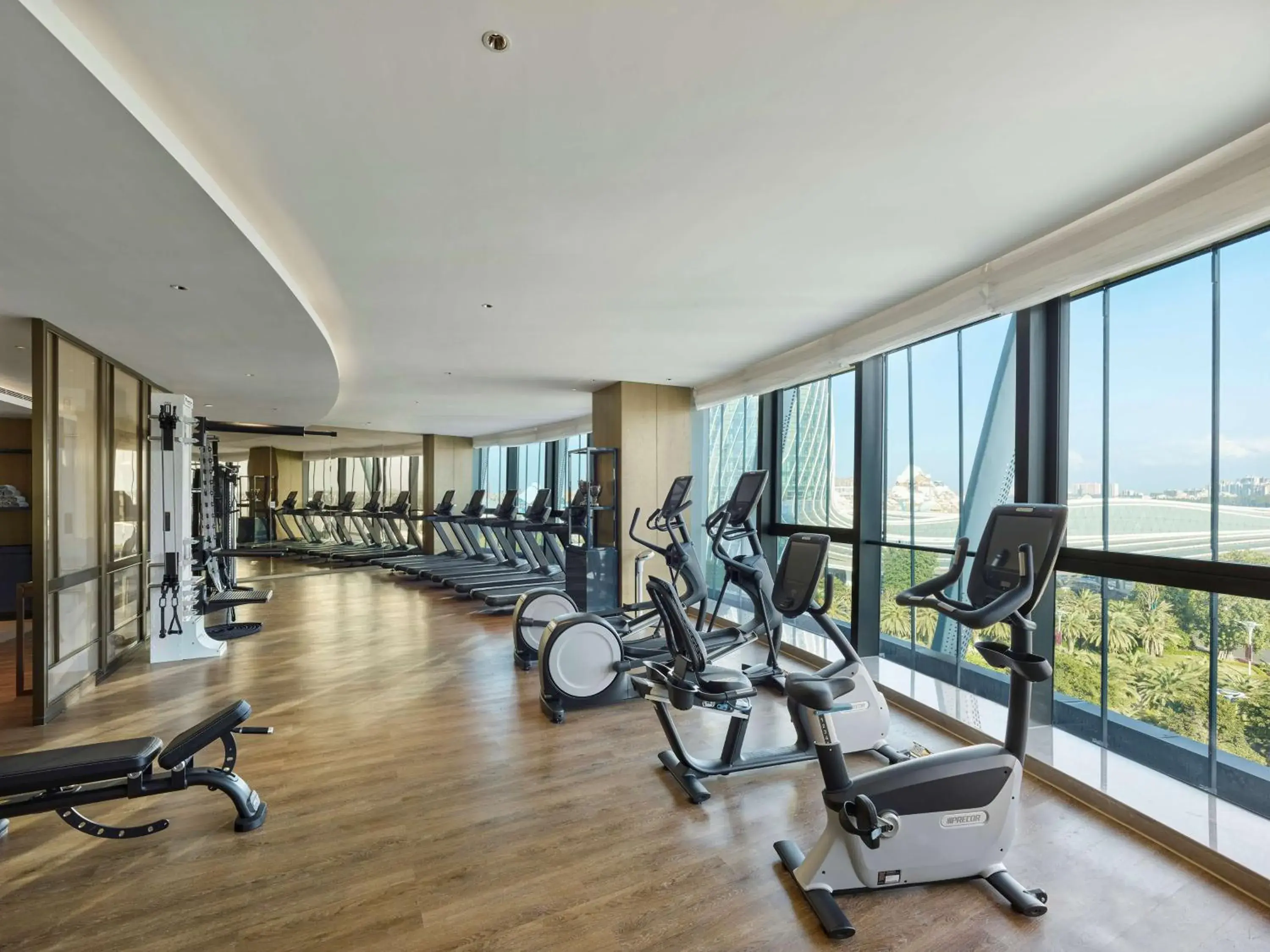 Fitness centre/facilities in Hilton Hainan Ocean Flower Island Fitness centre/facilities in Hilton Hainan Ocean Flower Island
