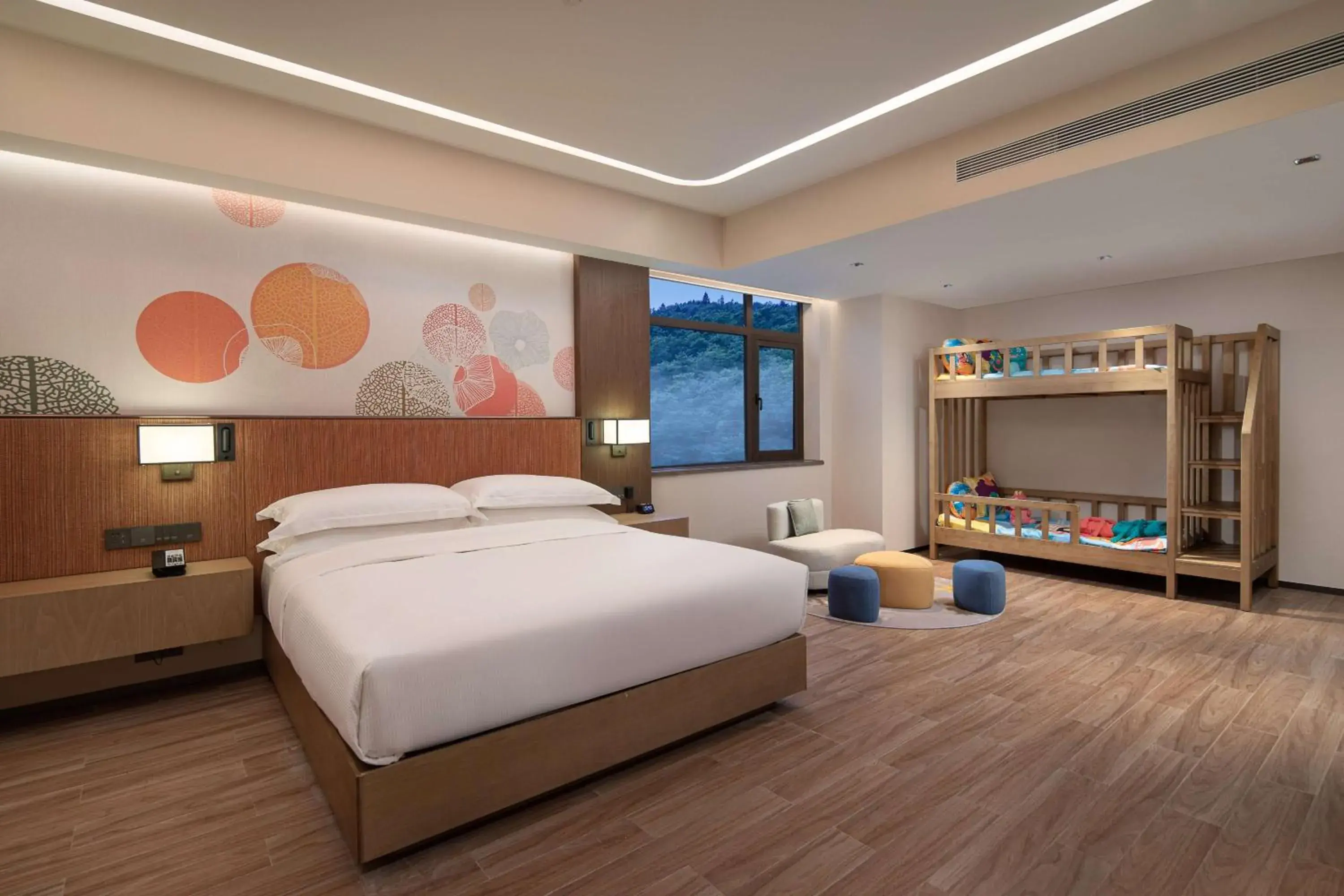 Bed in Hilton Garden Inn Jiuzhaigou Bed in Hilton Garden Inn Jiuzhaigou