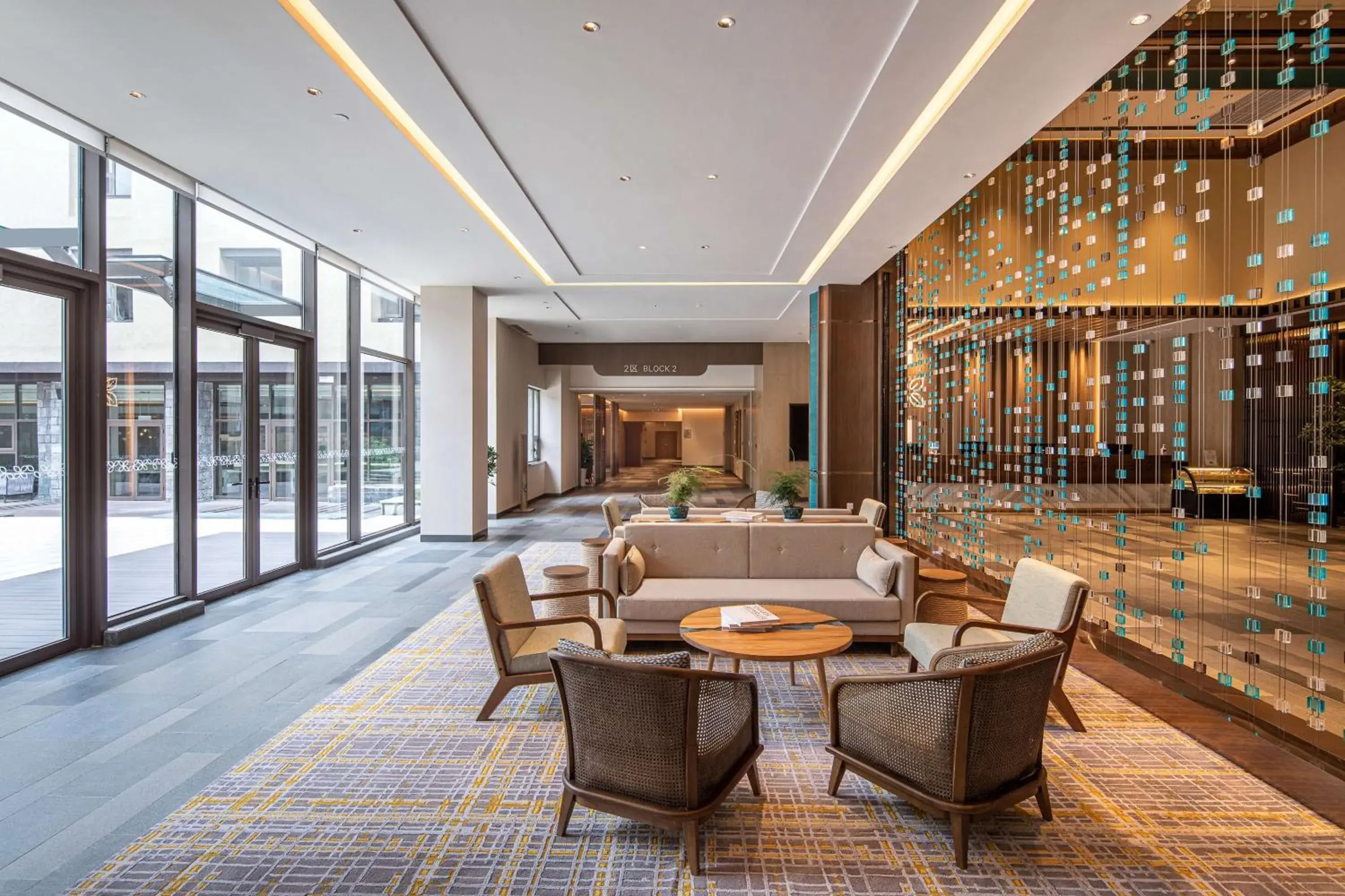 Lobby or reception in Hilton Garden Inn Jiuzhaigou Lobby or reception in Hilton Garden Inn Jiuzhaigou