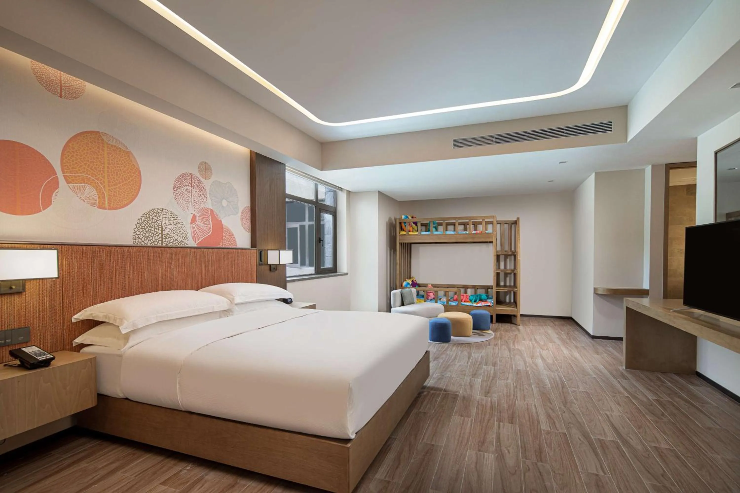 Bedroom, Bed in Hilton Garden Inn Jiuzhaigou