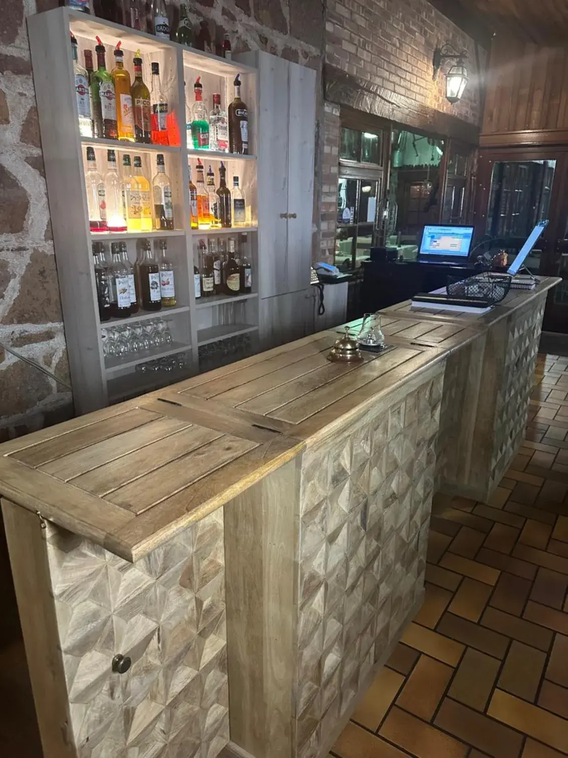 Lobby or reception in Logis Hôtel LE DAHU Lobby or reception in Logis Hôtel LE DAHU