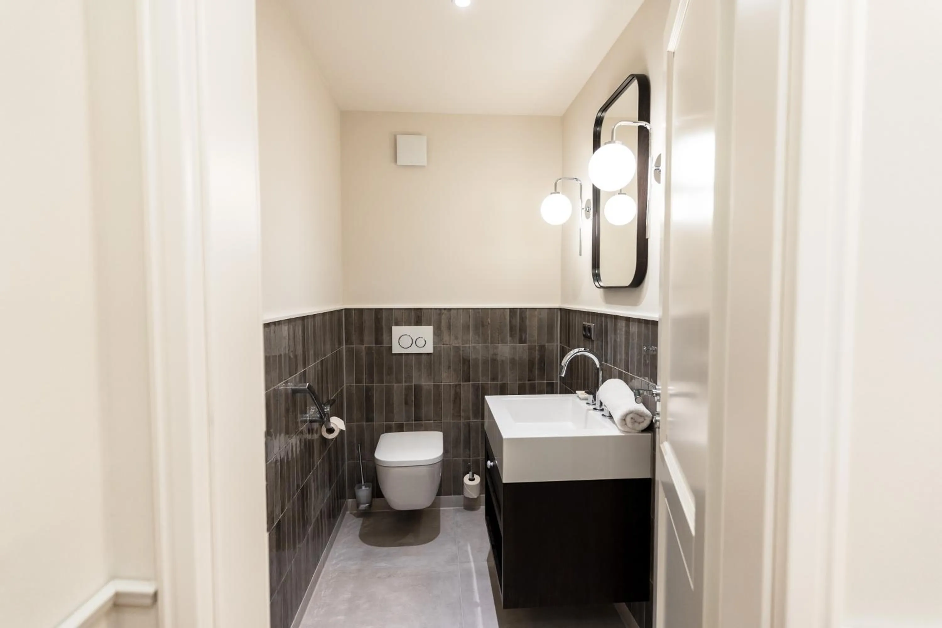 Bathroom in Hotel Strandperle