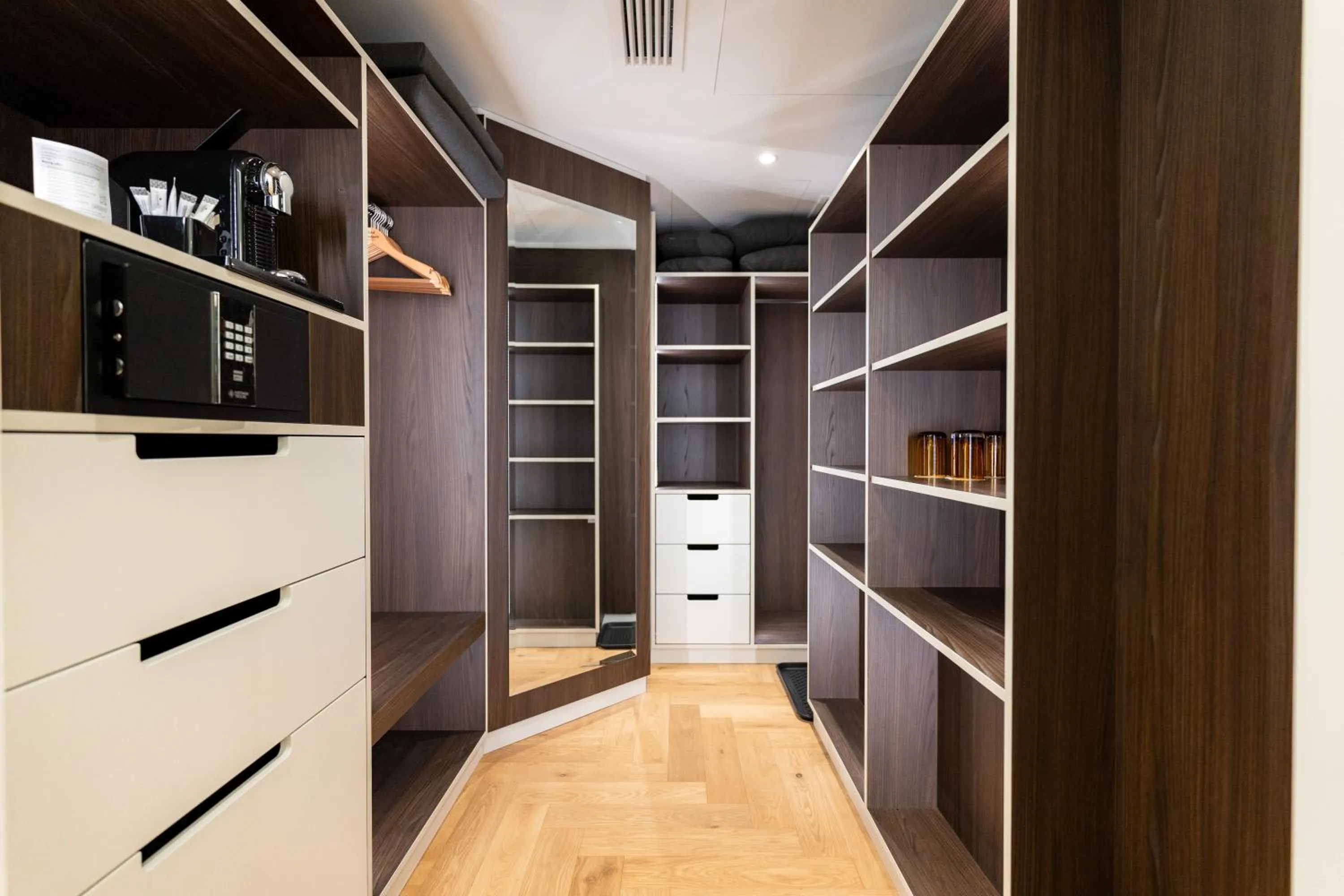 wardrobe in Hotel Strandperle