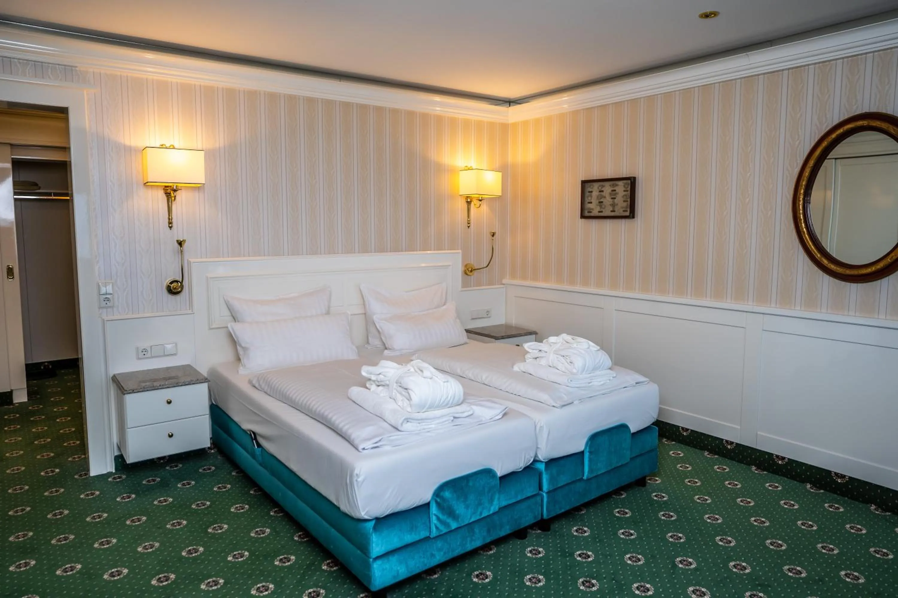 Bedroom, Bed in Hotel Strandperle