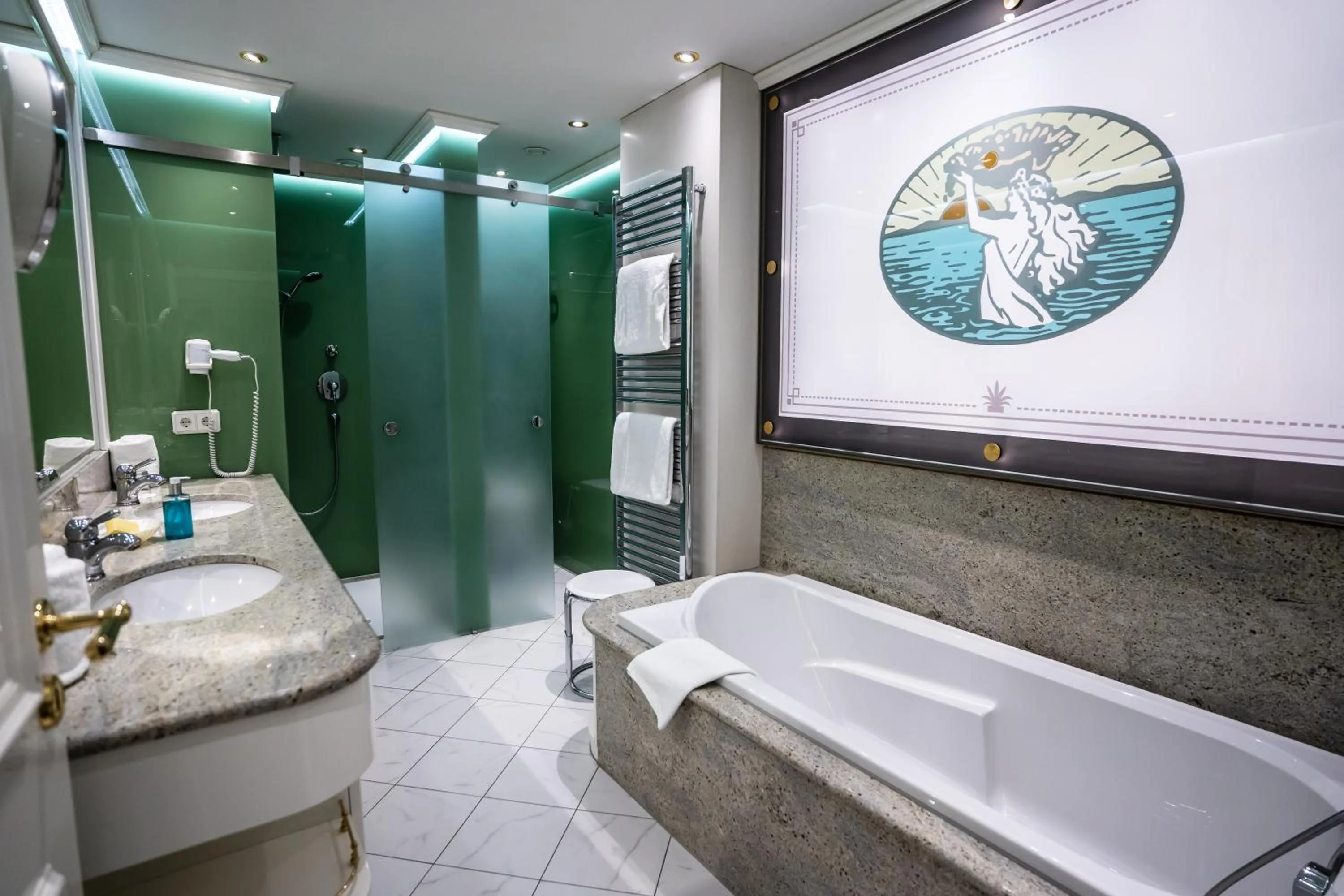 Bathroom in Hotel Strandperle