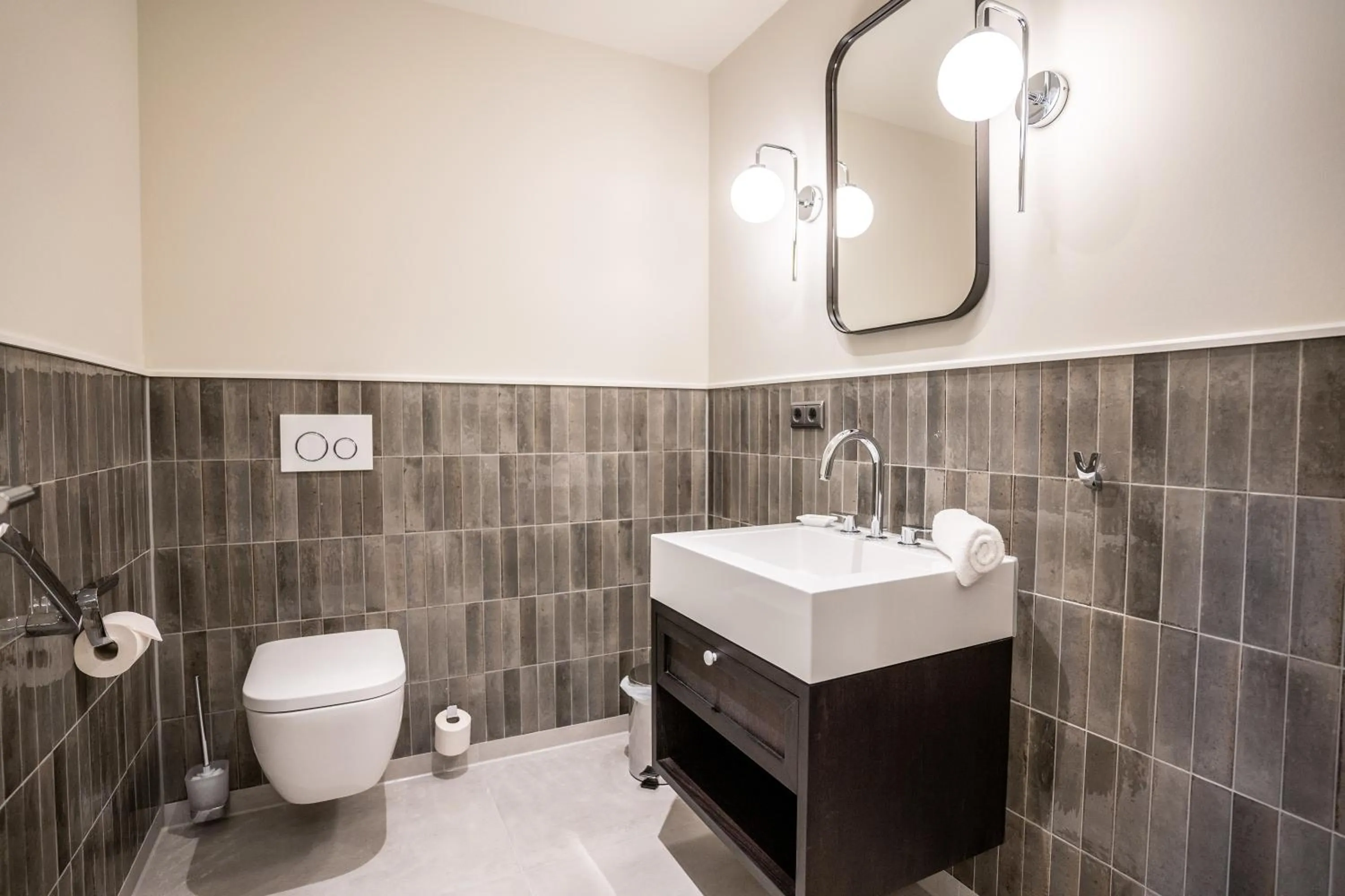 Bathroom in Hotel Strandperle