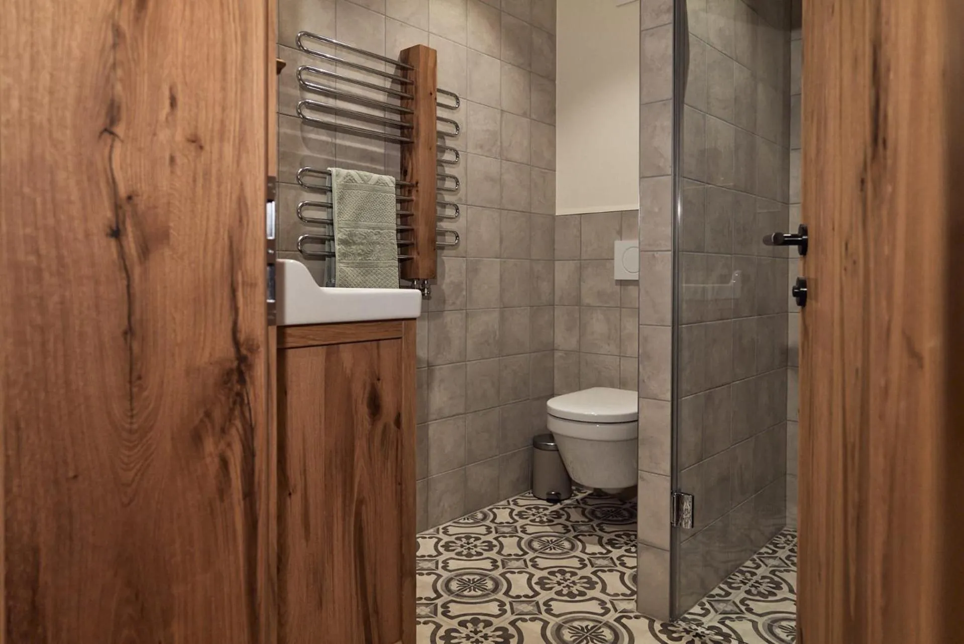 Toilet in Berghaus Schröcken - Hotel Apartments Spa