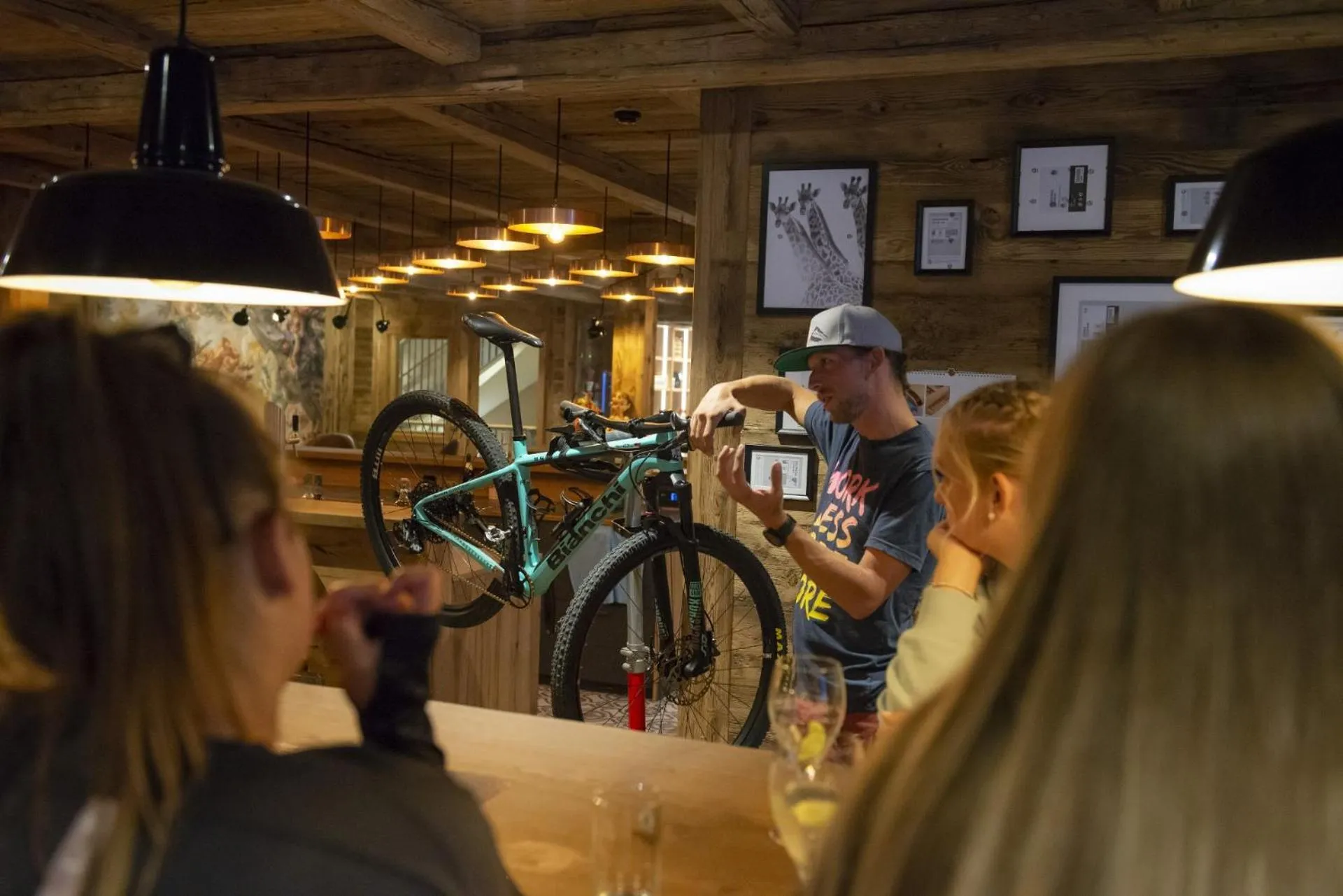 group of guests in Berghaus Schröcken - Hotel Apartments Spa