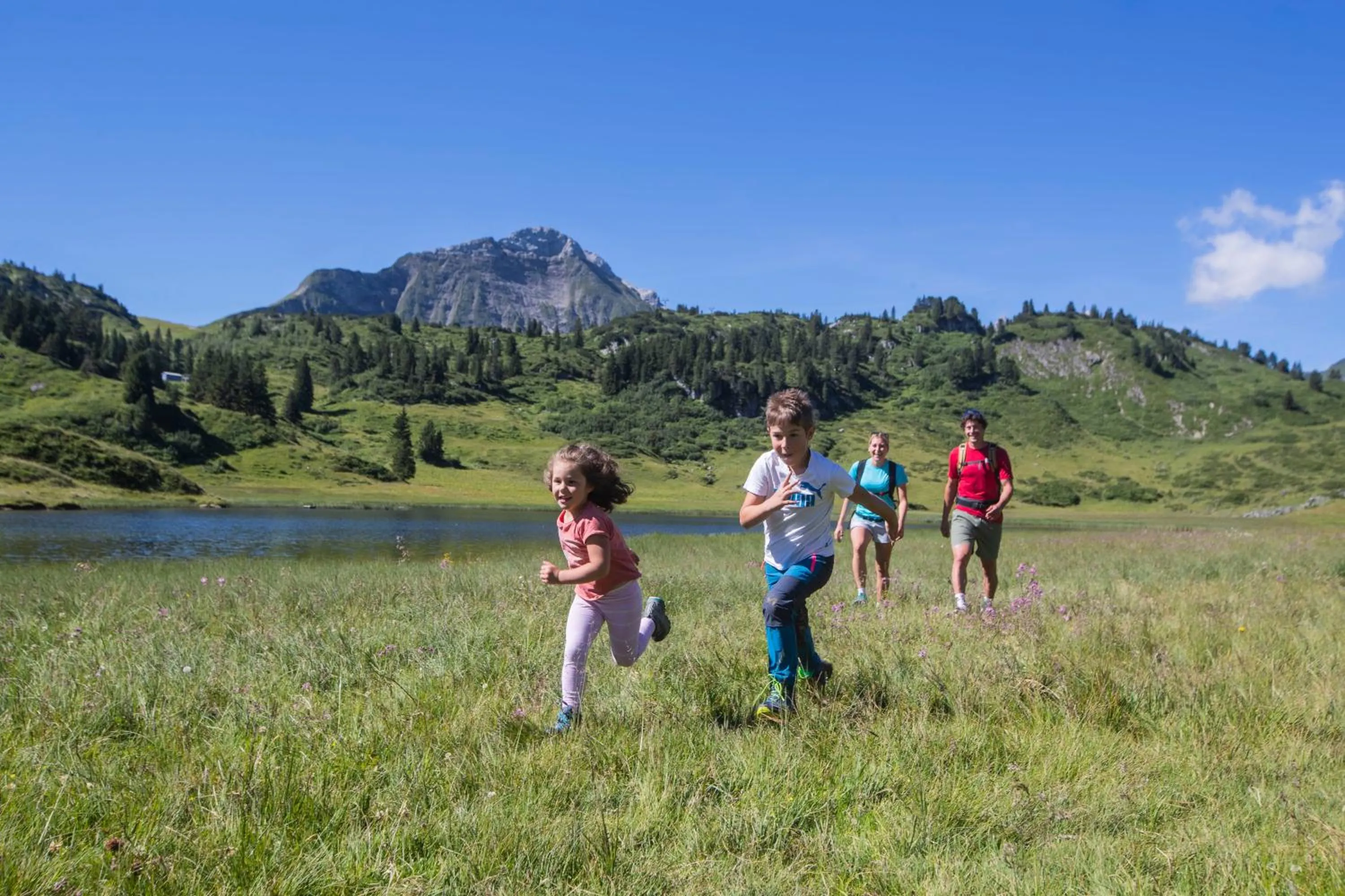 Natural landscape in Berghaus Schröcken - Hotel Apartments Spa