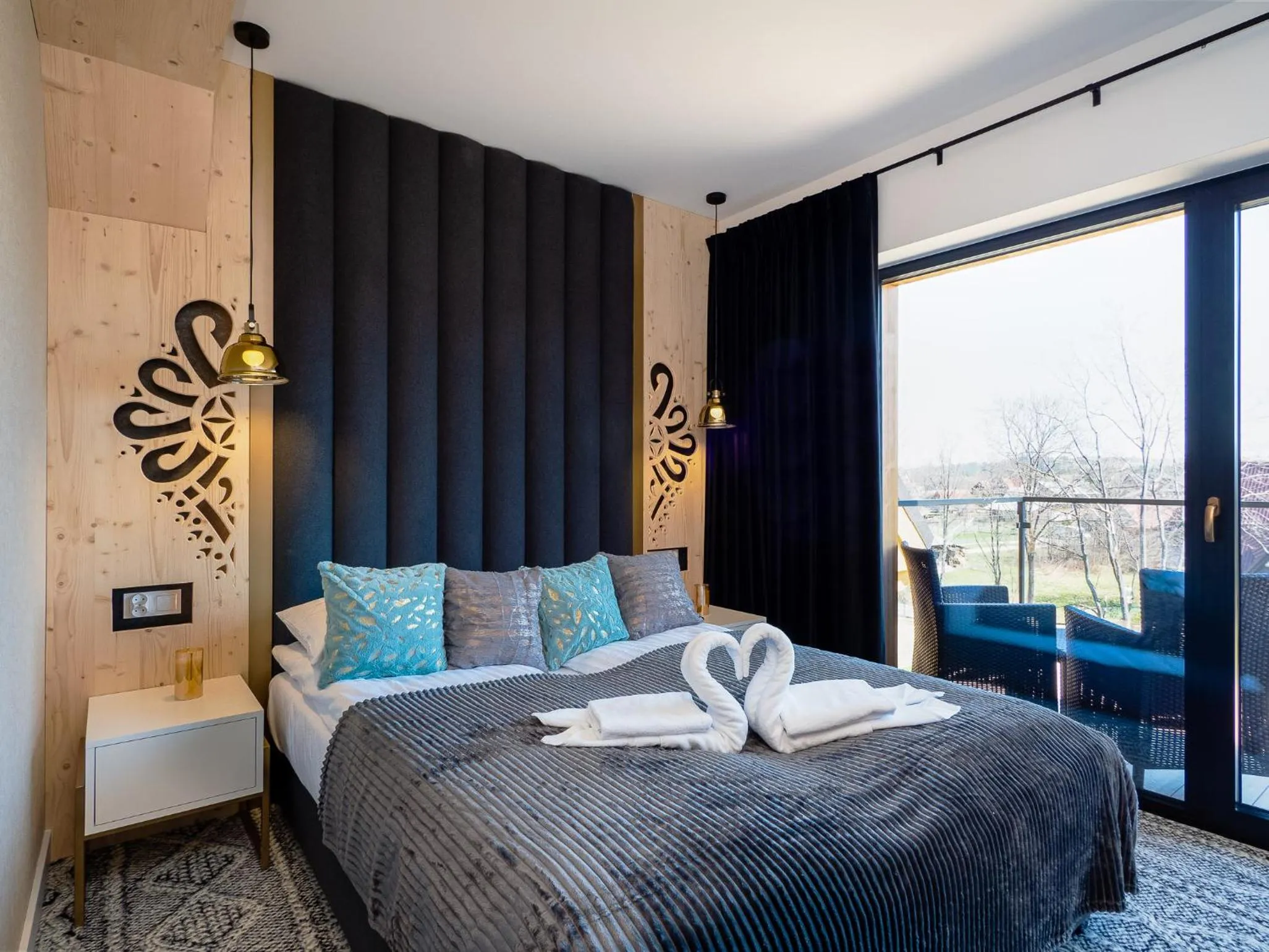 Bedroom, Bed in Aparthotel Góralski Spa 2