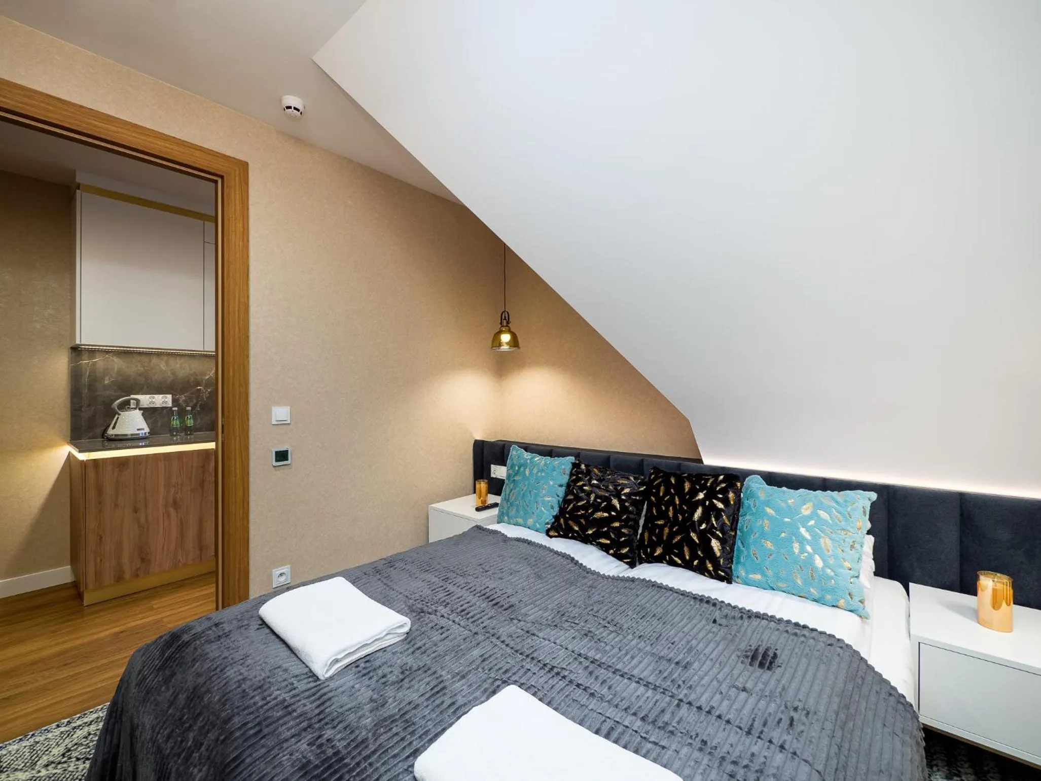 Bed in Aparthotel Góralski Spa 2