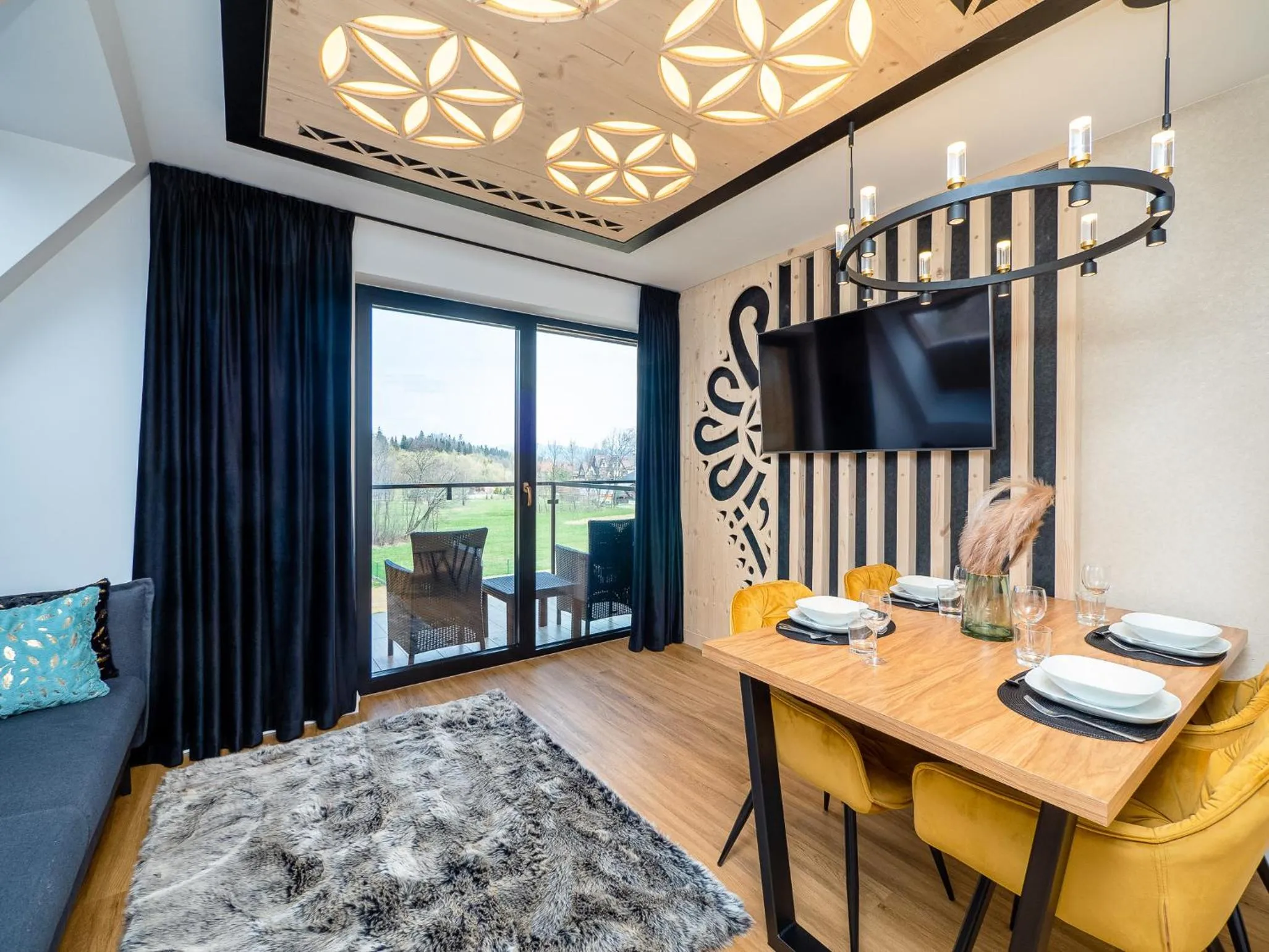 Living room in Aparthotel Góralski Spa 2