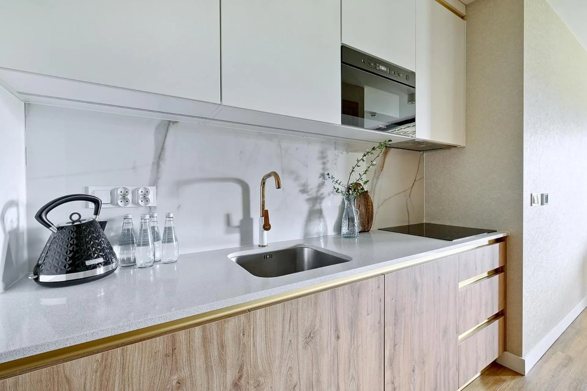 Kitchen or kitchenette in Aparthotel Góralski Spa 2