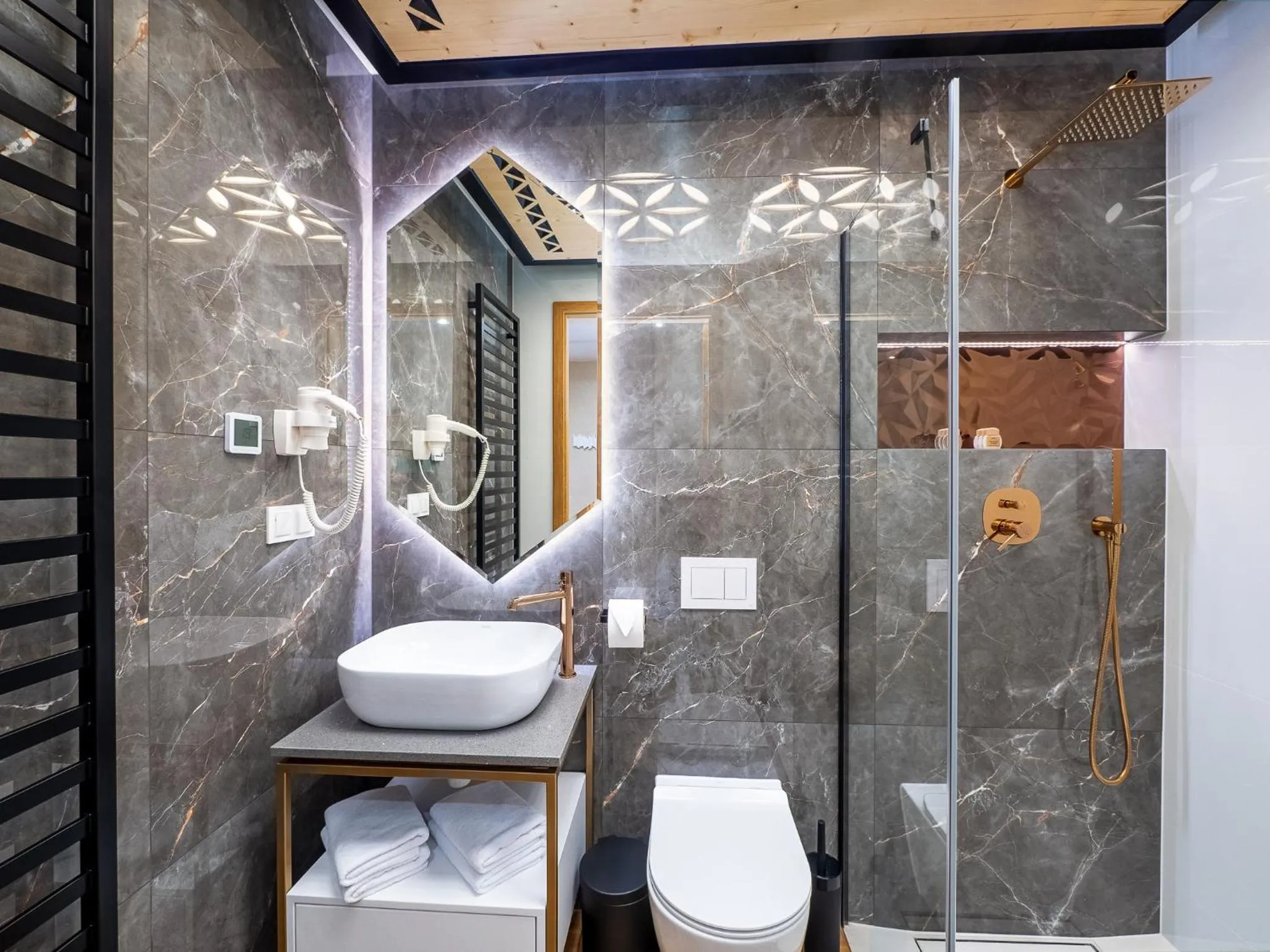 Shower in Aparthotel Góralski Spa 2