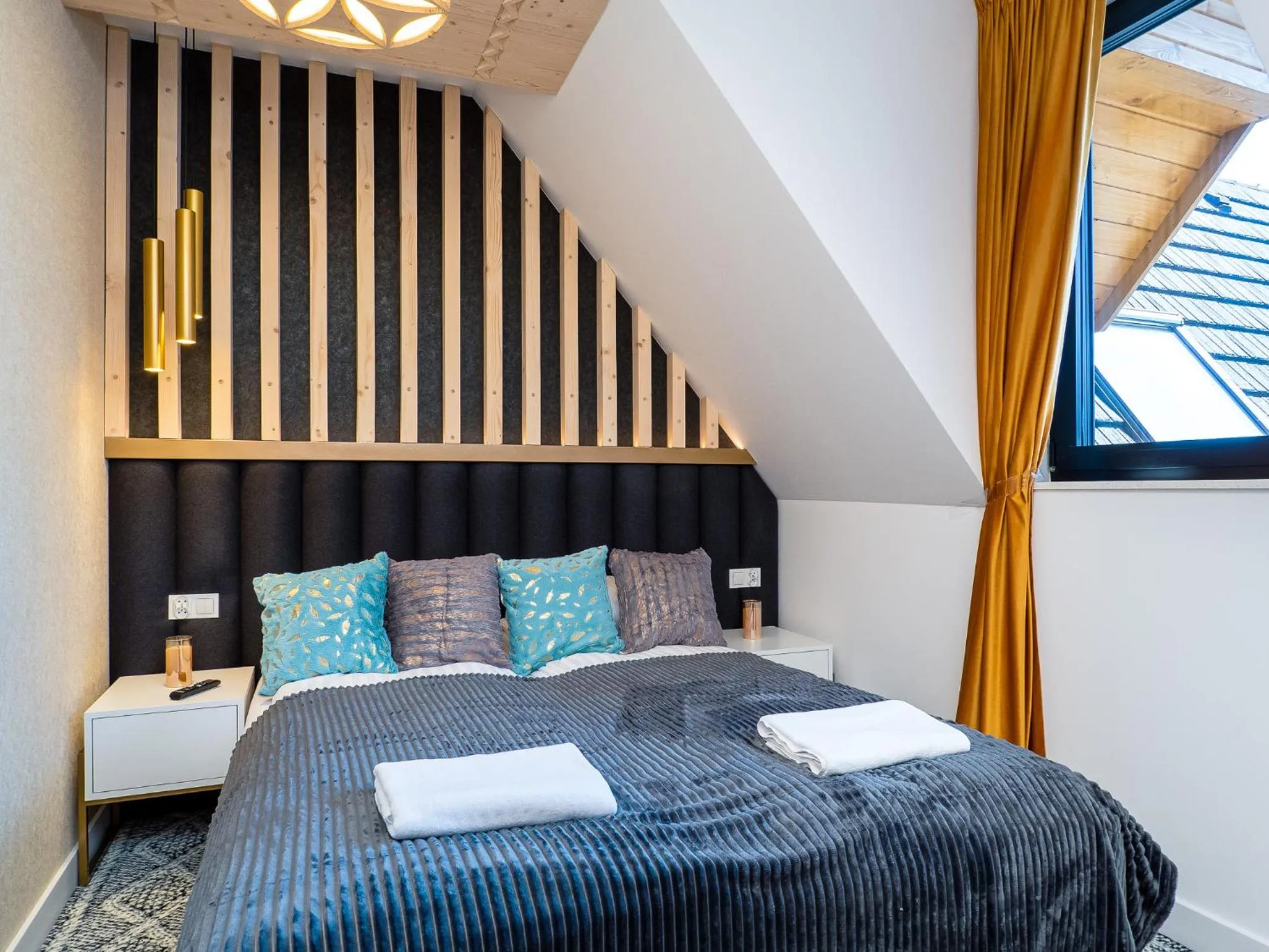 Bedroom, Bed in Aparthotel Góralski Spa 2