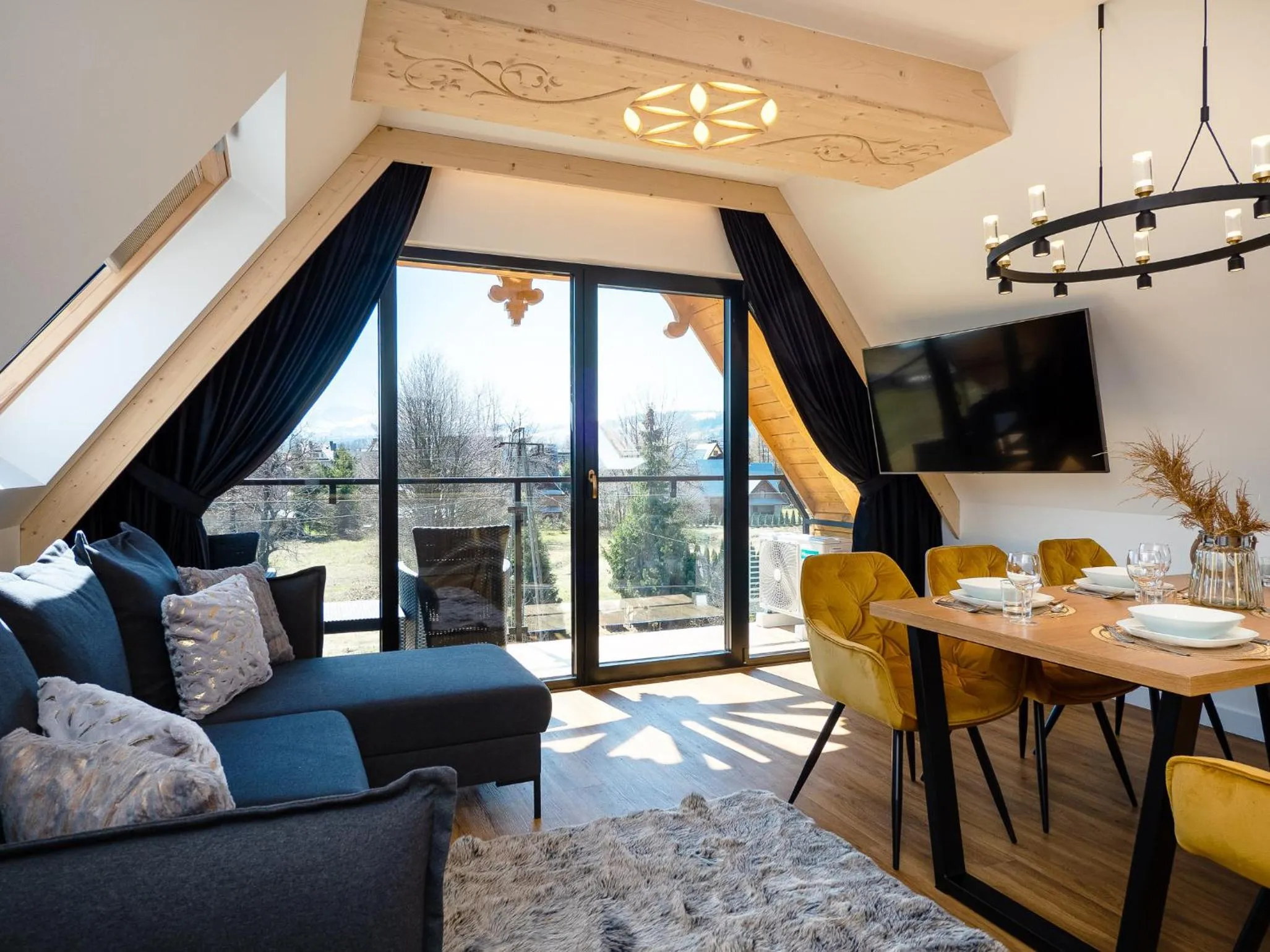 Living room in Aparthotel Góralski Spa 2