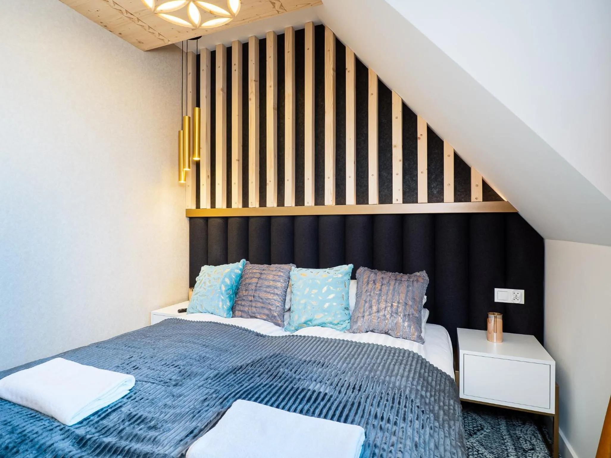 Bedroom, Bed in Aparthotel Góralski Spa 2