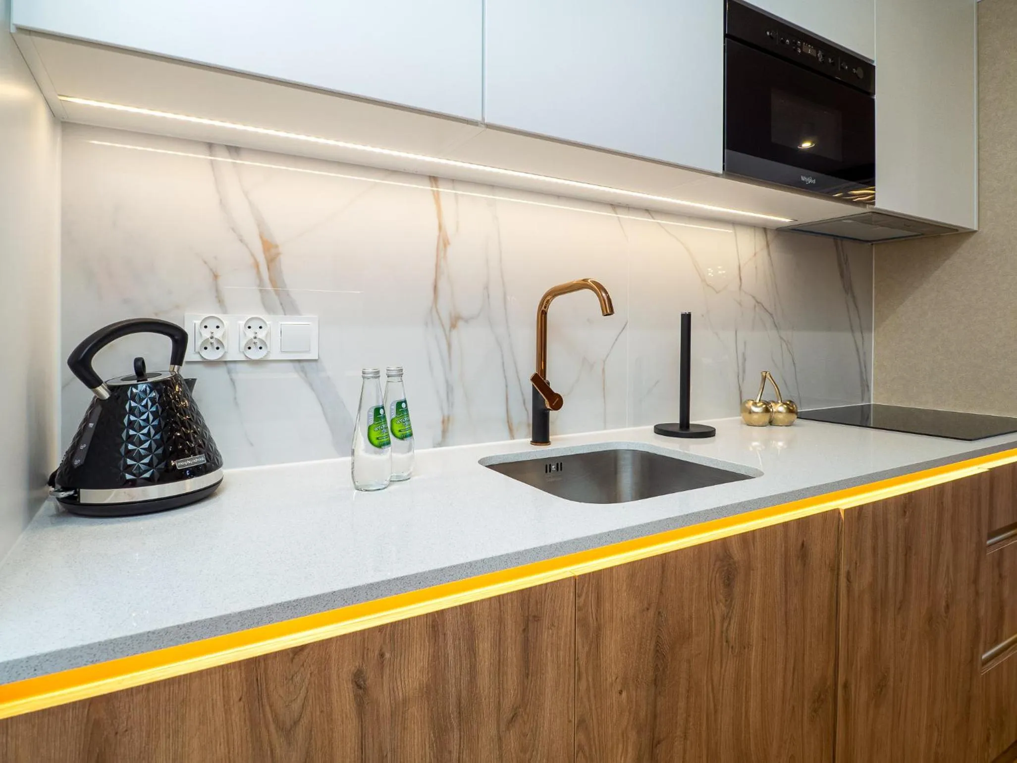 Kitchen or kitchenette in Aparthotel Góralski Spa 2