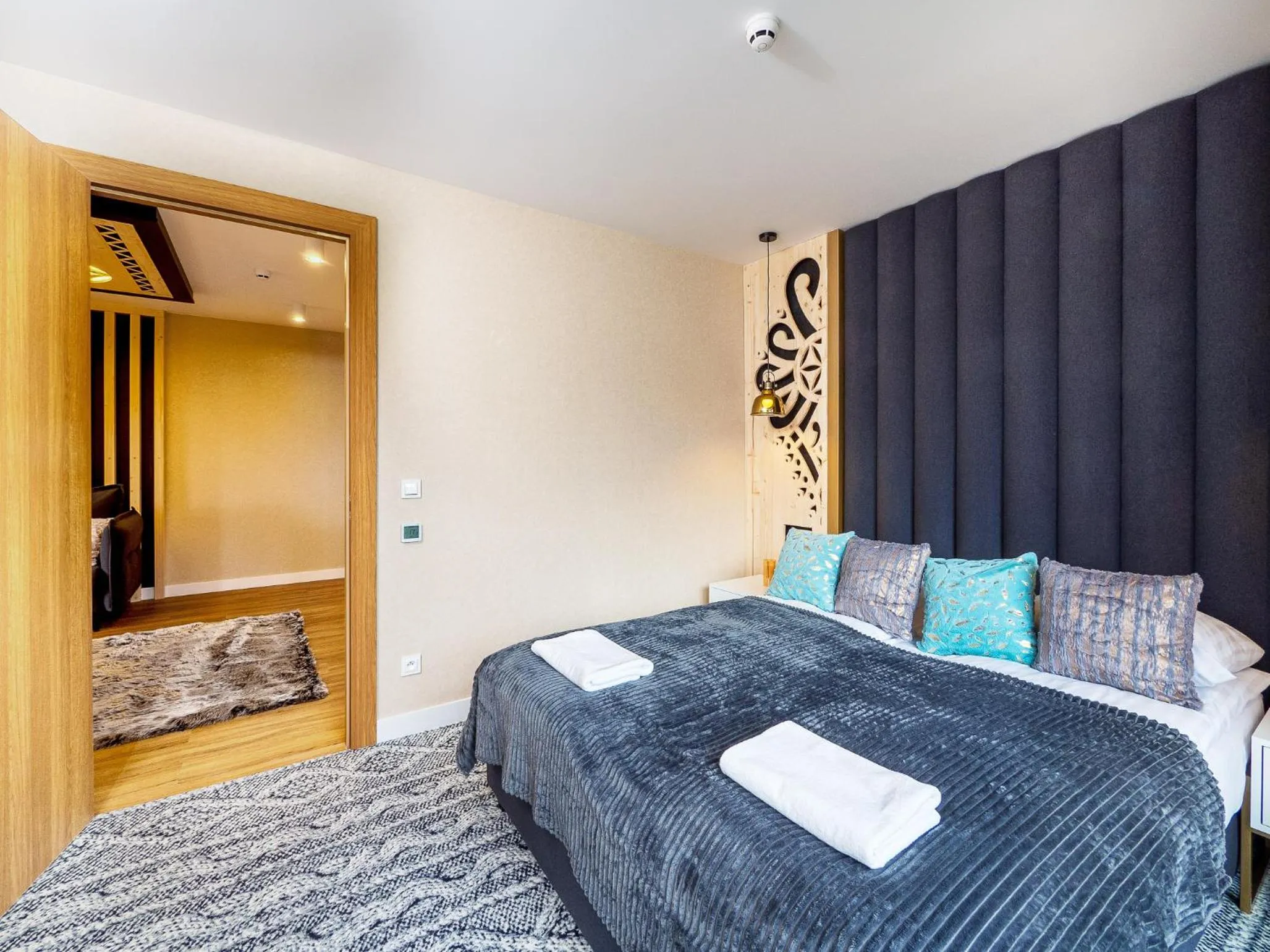 Bedroom, Bed in Aparthotel Góralski Spa 2