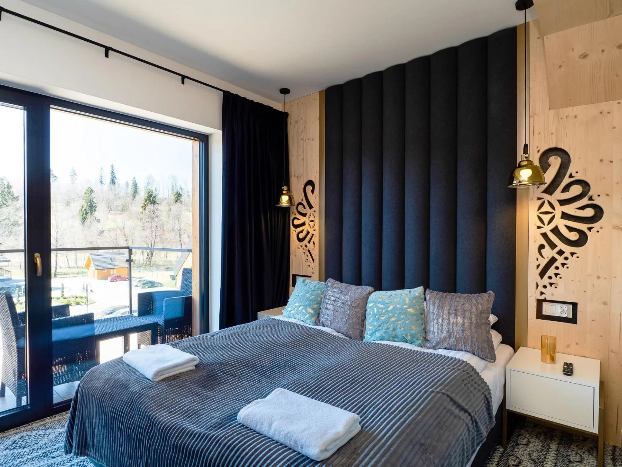 Bedroom, Bed in Aparthotel Góralski Spa 2