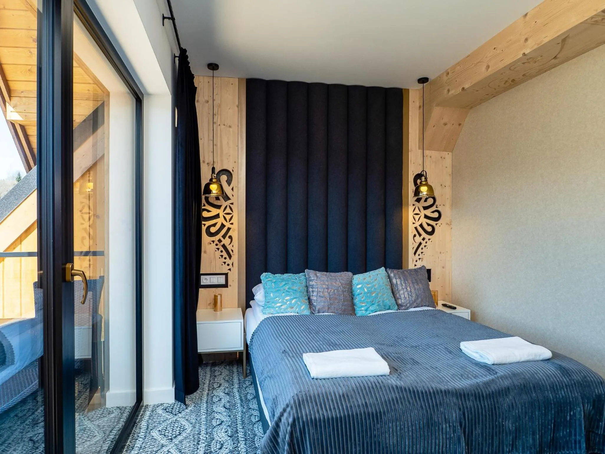 Bedroom, Bed in Aparthotel Góralski Spa 2