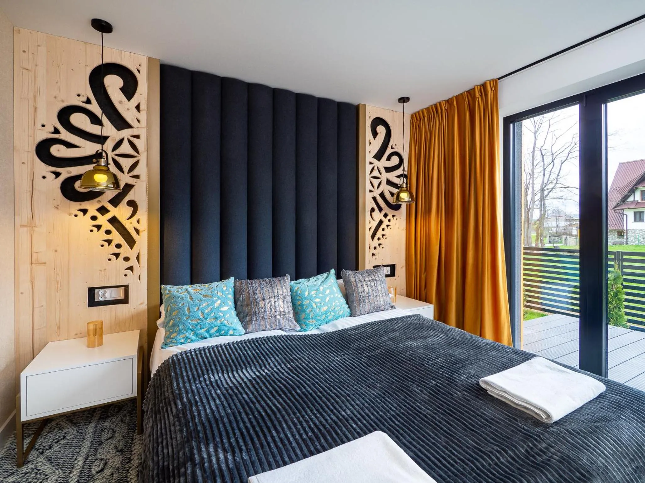 Bedroom, Bed in Aparthotel Góralski Spa 2