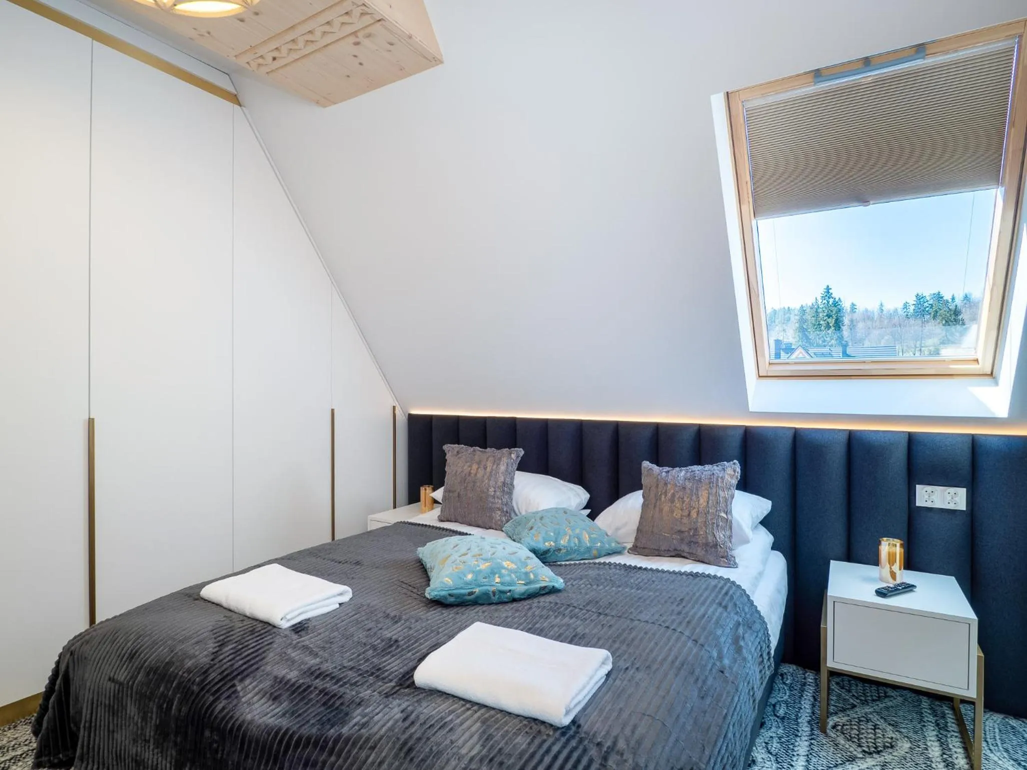 Bedroom, Bed in Aparthotel Góralski Spa 2