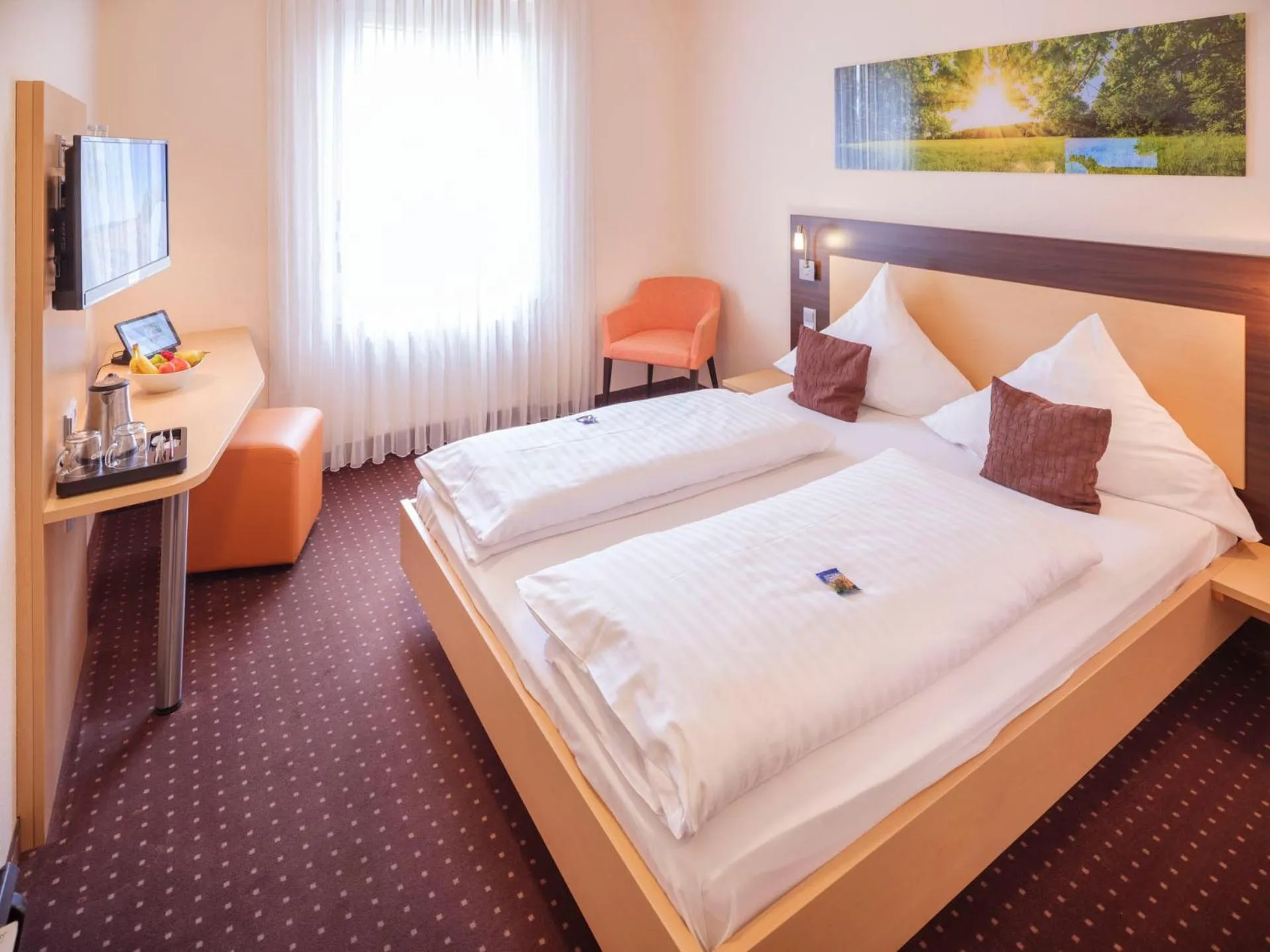 Bed in Hotel Berkheimer Hof