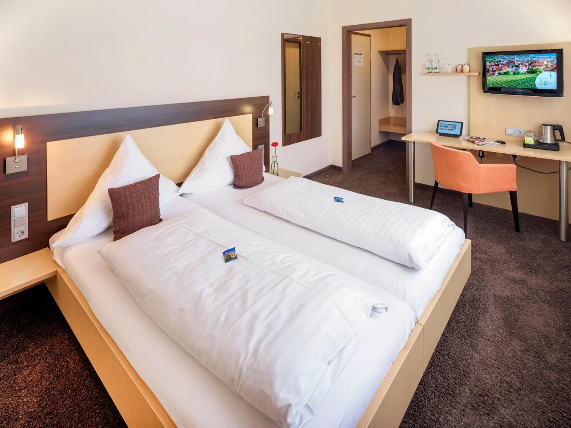 Bed in Hotel Berkheimer Hof