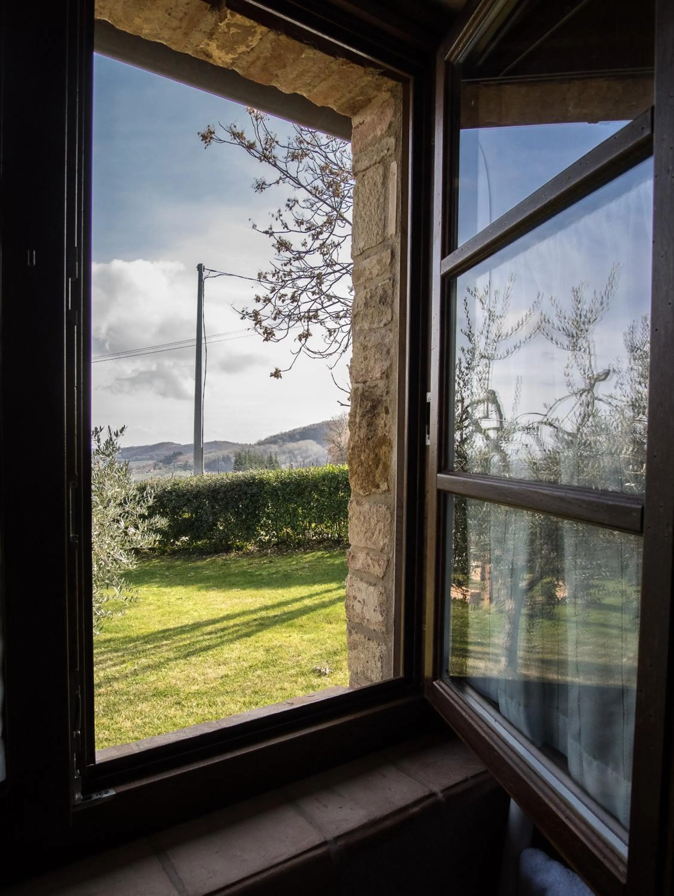 Garden view in Agriturismo Nobile