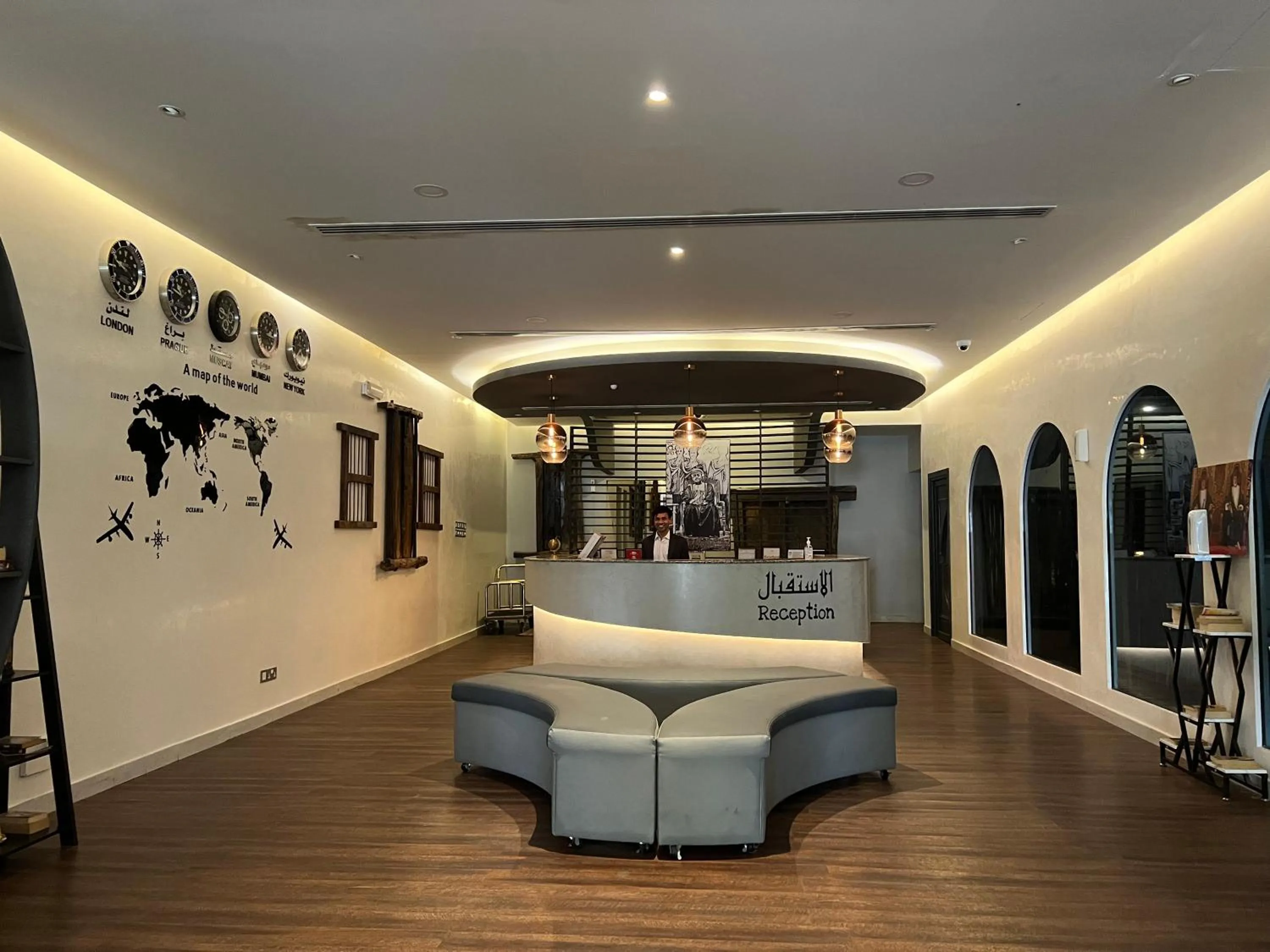 Lobby or reception in Mutrah Hotel