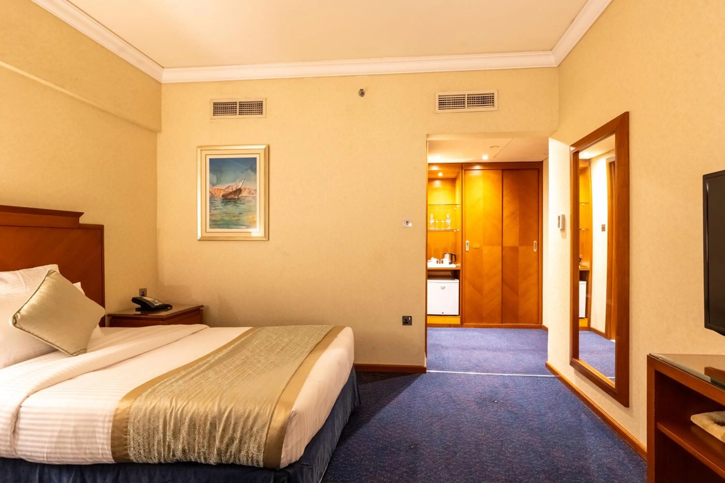 Bed in Lavender Hotel Sharjah