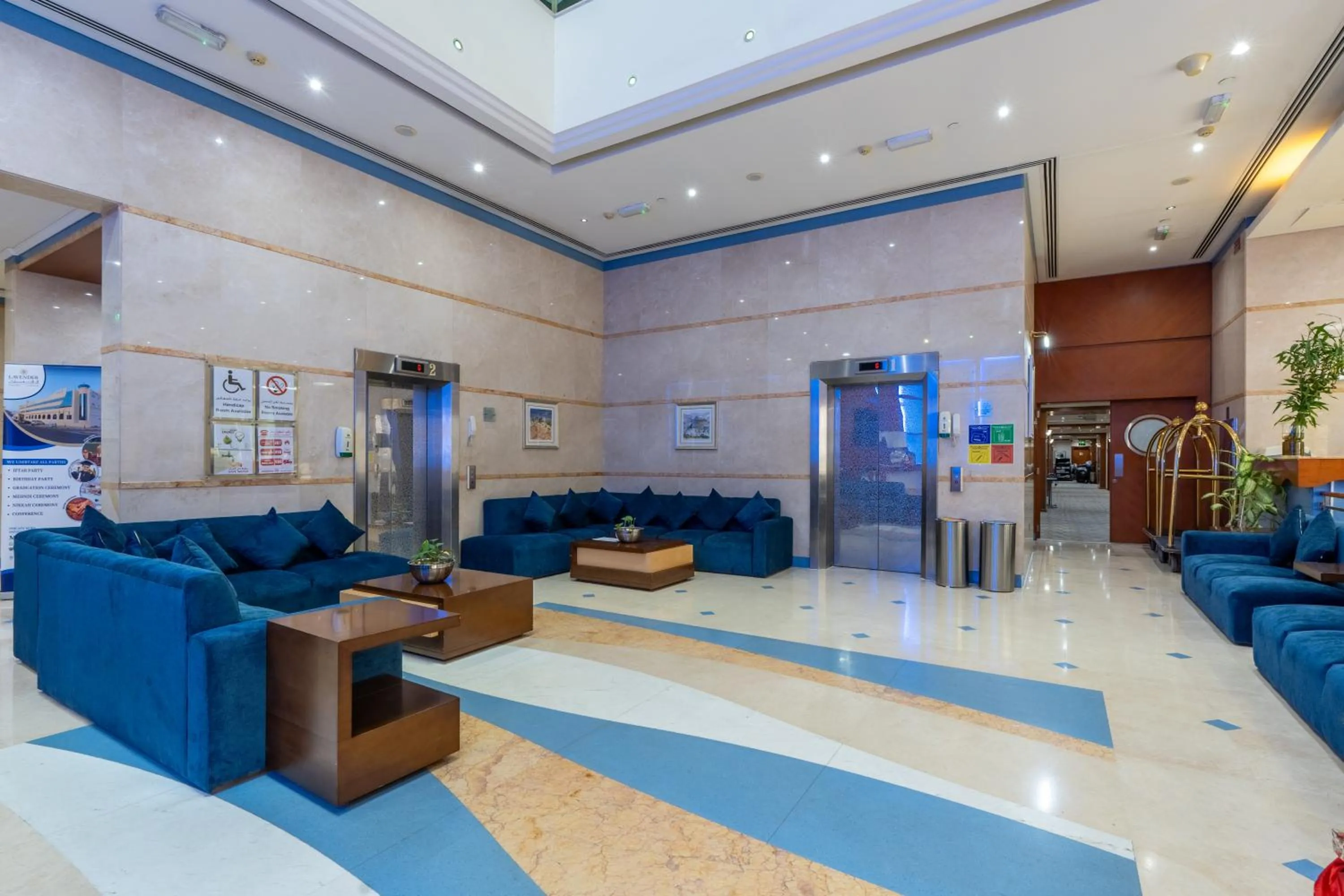 Seating area in Lavender Hotel Sharjah