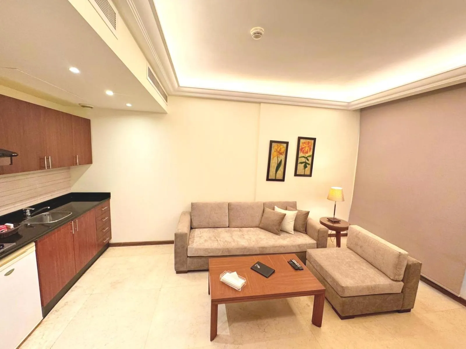 Kitchen or kitchenette in King Suites Hotel