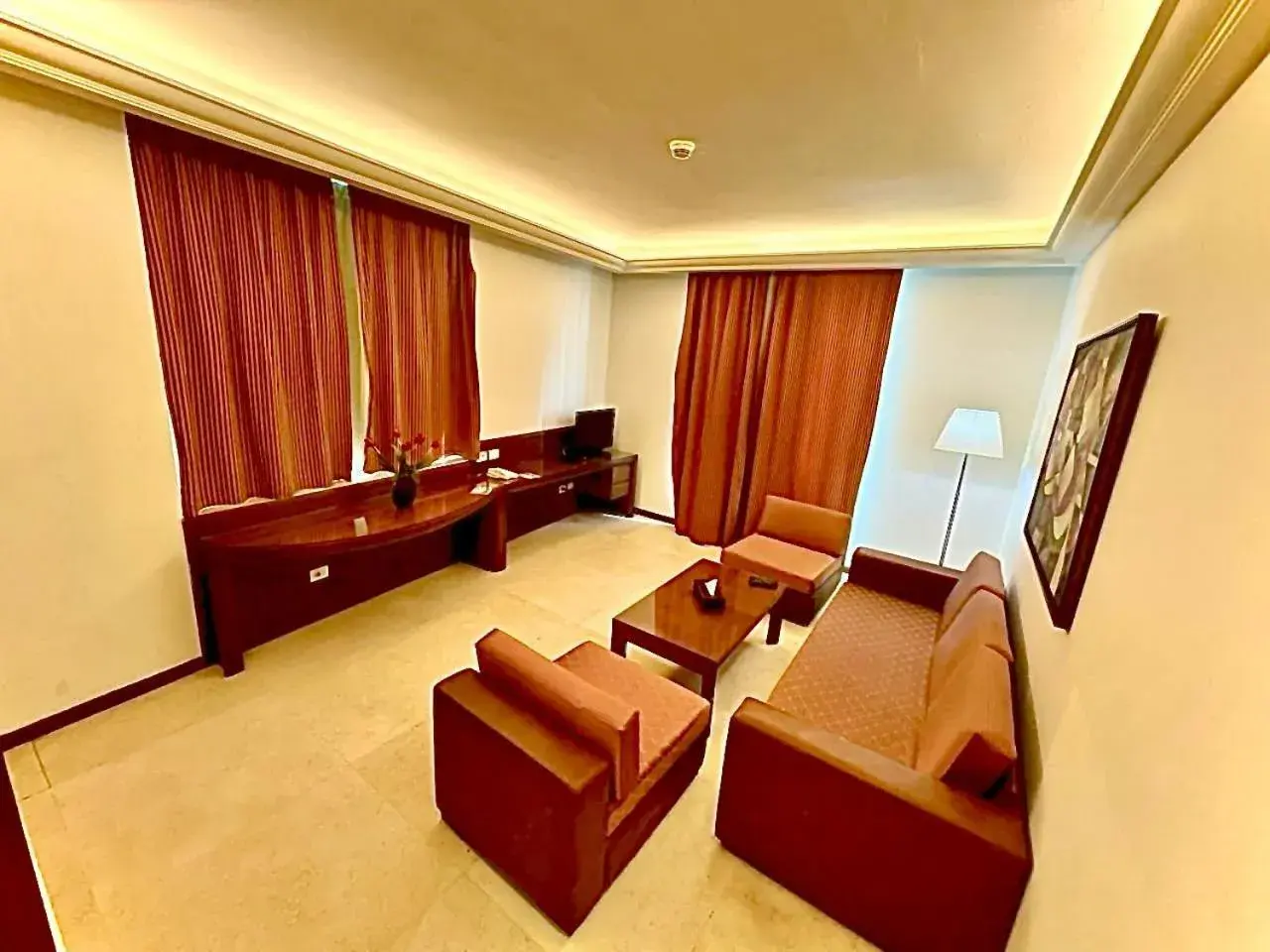 Living room in King Suites Hotel Living room in King Suites Hotel