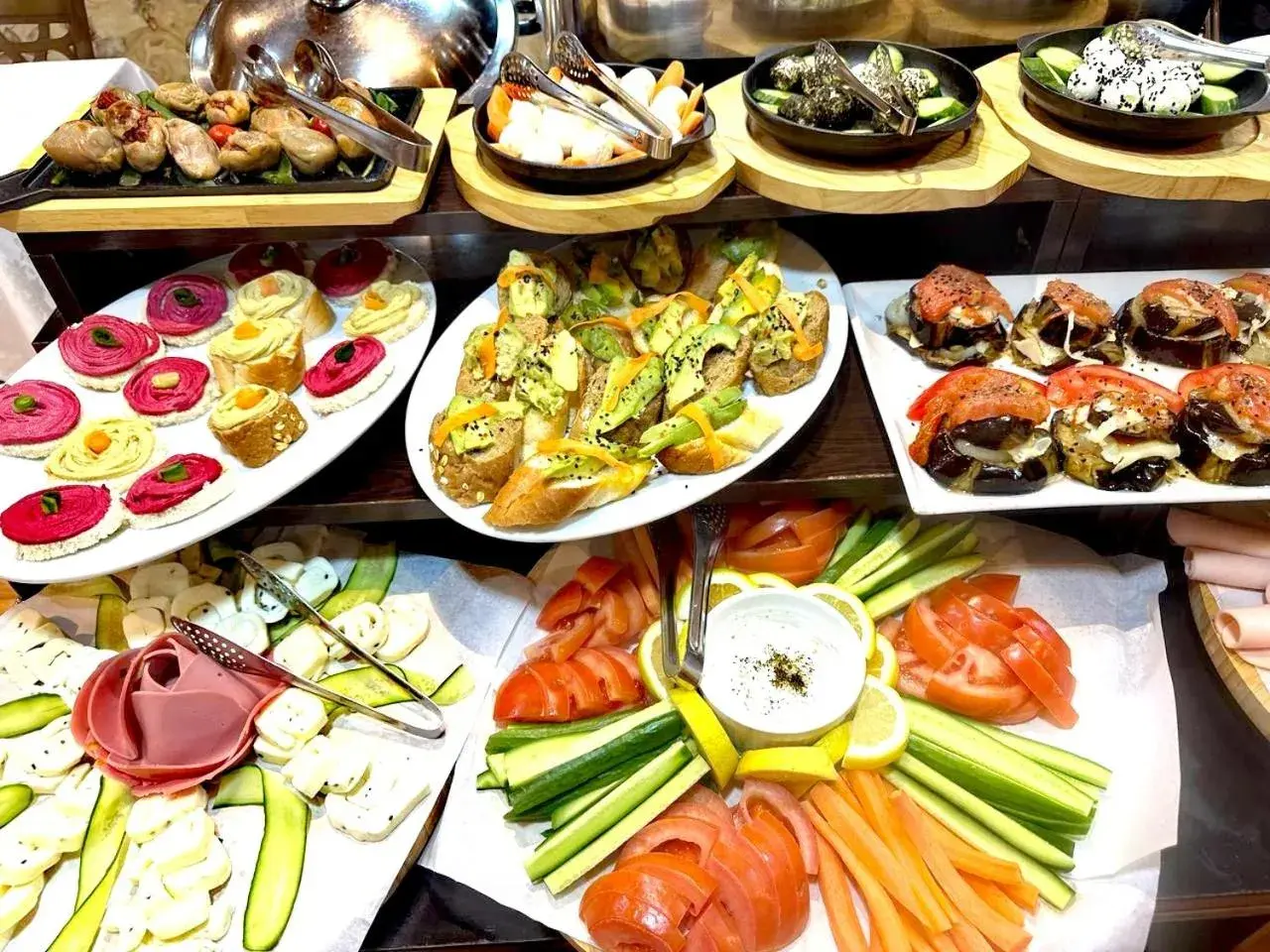 Buffet breakfast in King Suites Hotel Buffet breakfast in King Suites Hotel