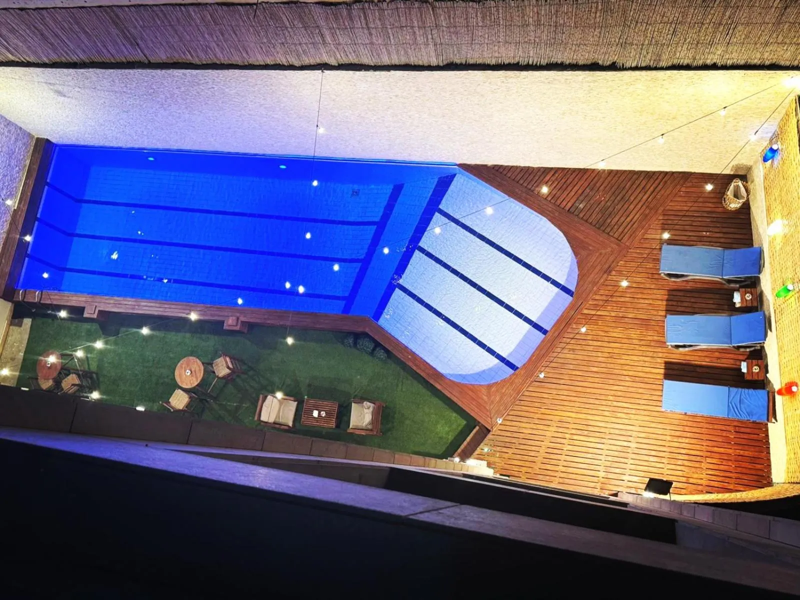 Pool view in King Suites Hotel