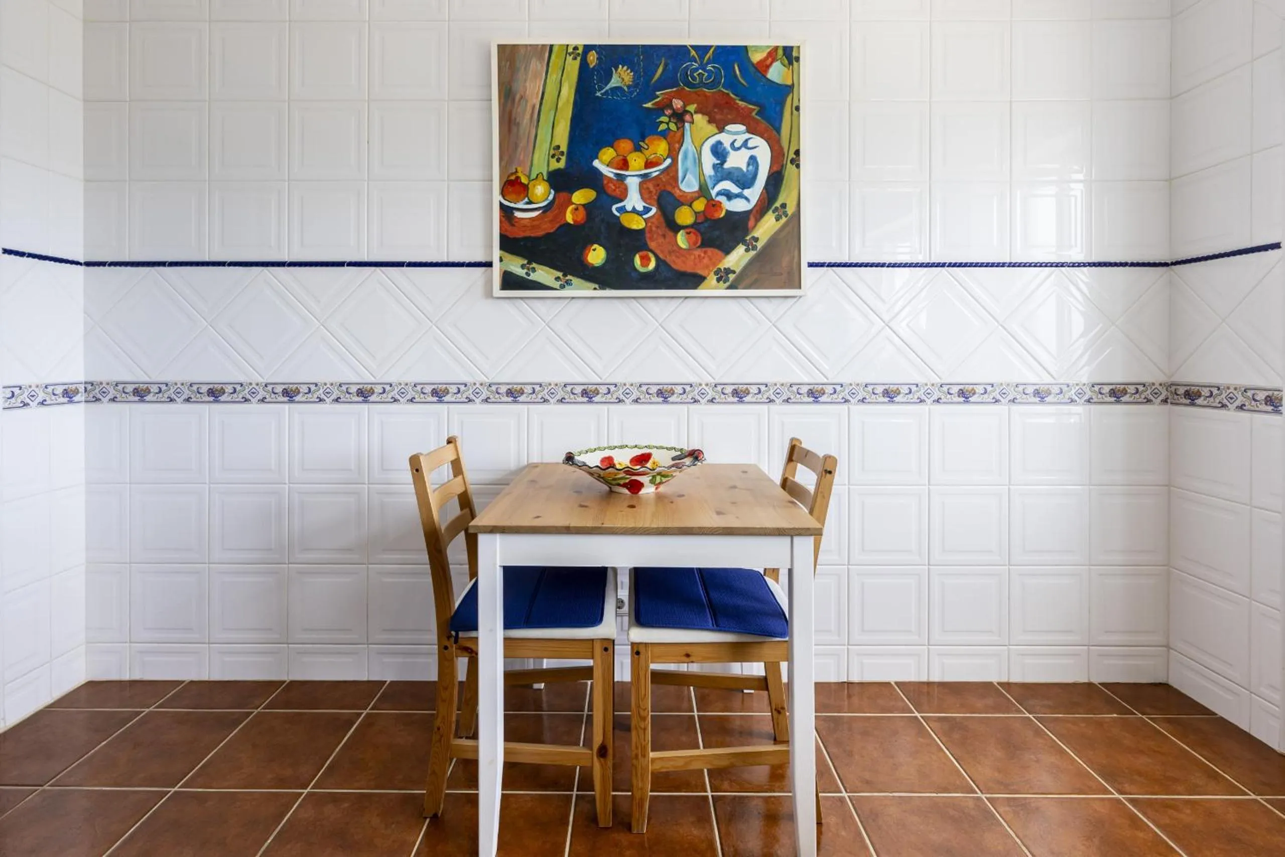 Kitchen or kitchenette in CoolHouses Algarve Luz, 2 Bed top floor flat, amazing sea view, central. Delicia do Sol