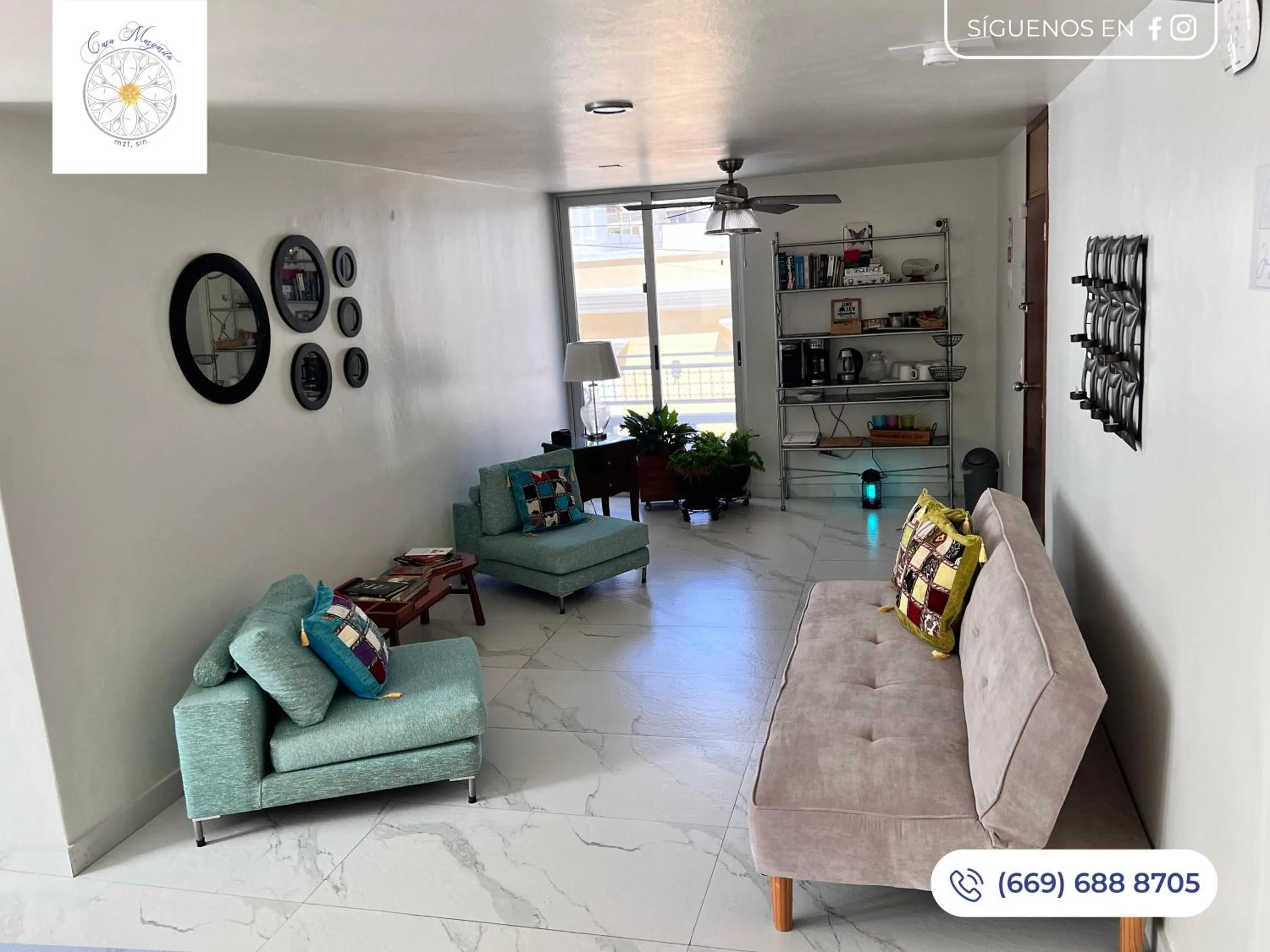 Living room in Hosteleria Casa Margarita