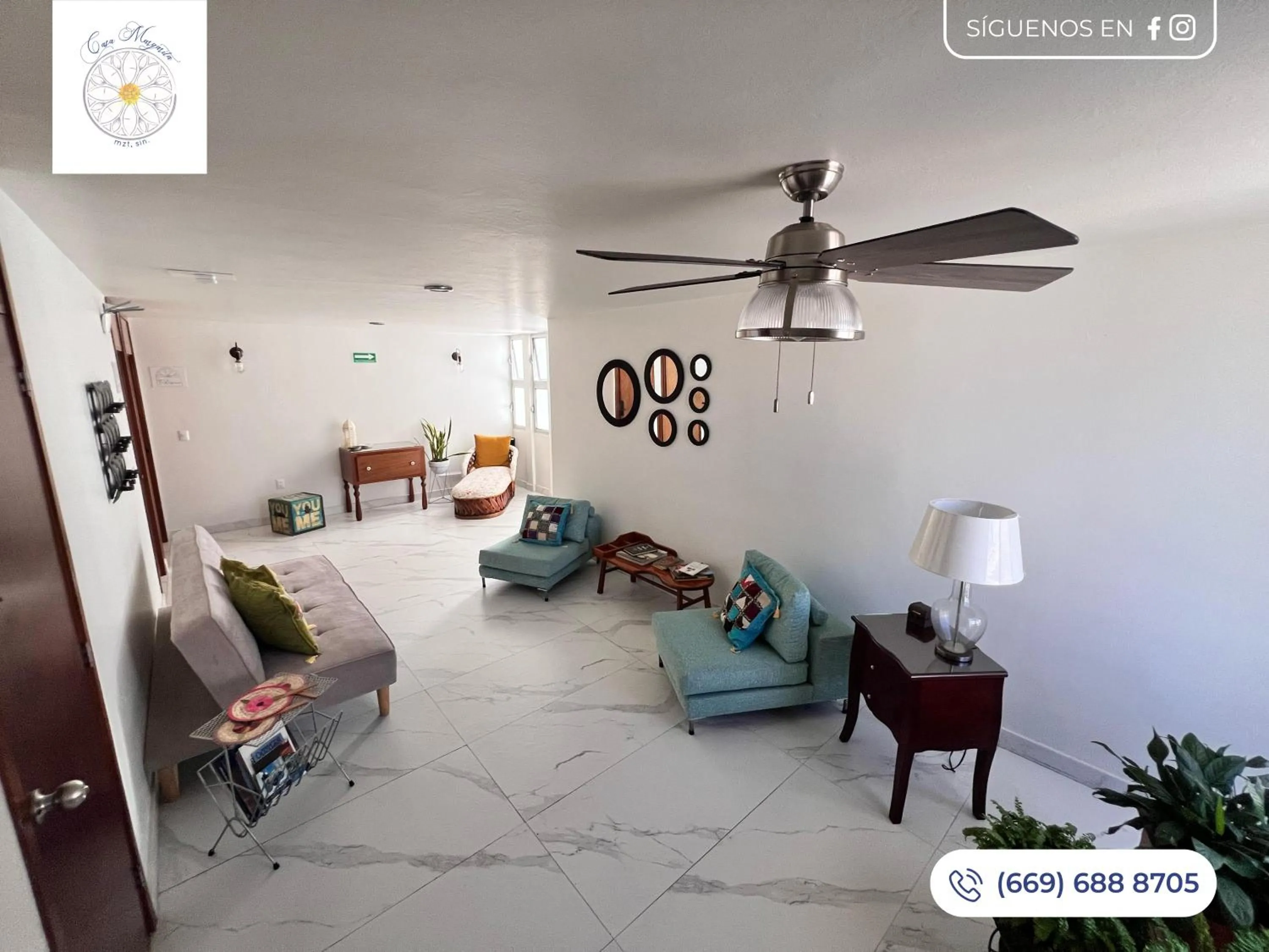 Living room in Hosteleria Casa Margarita