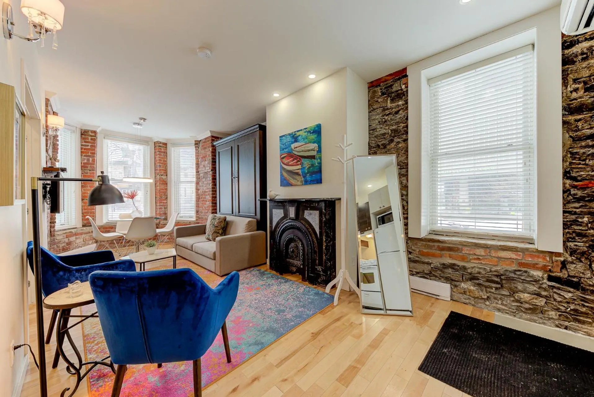 Living room in Le 555 Grande allée