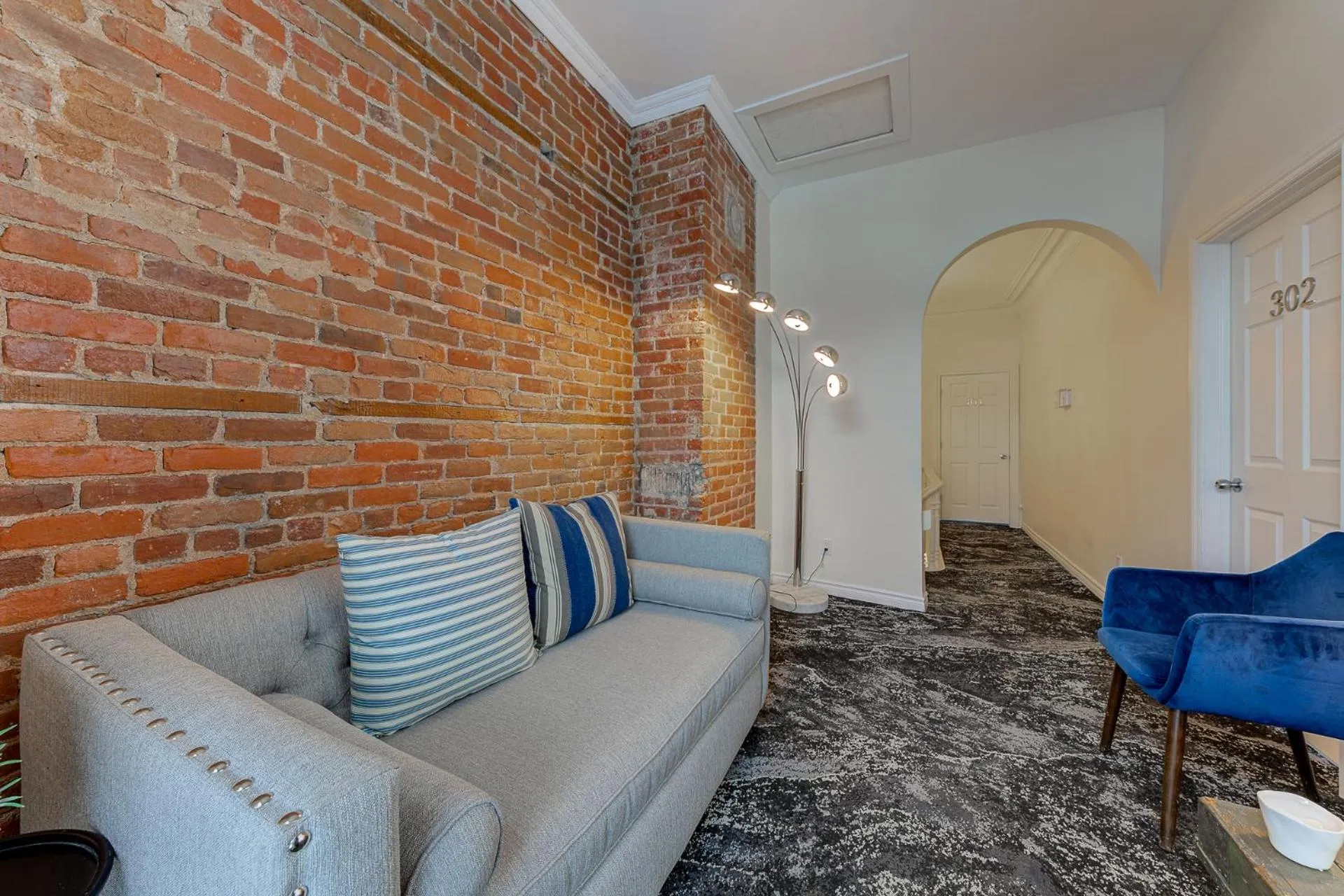 Living room in Le 555 Grande allée