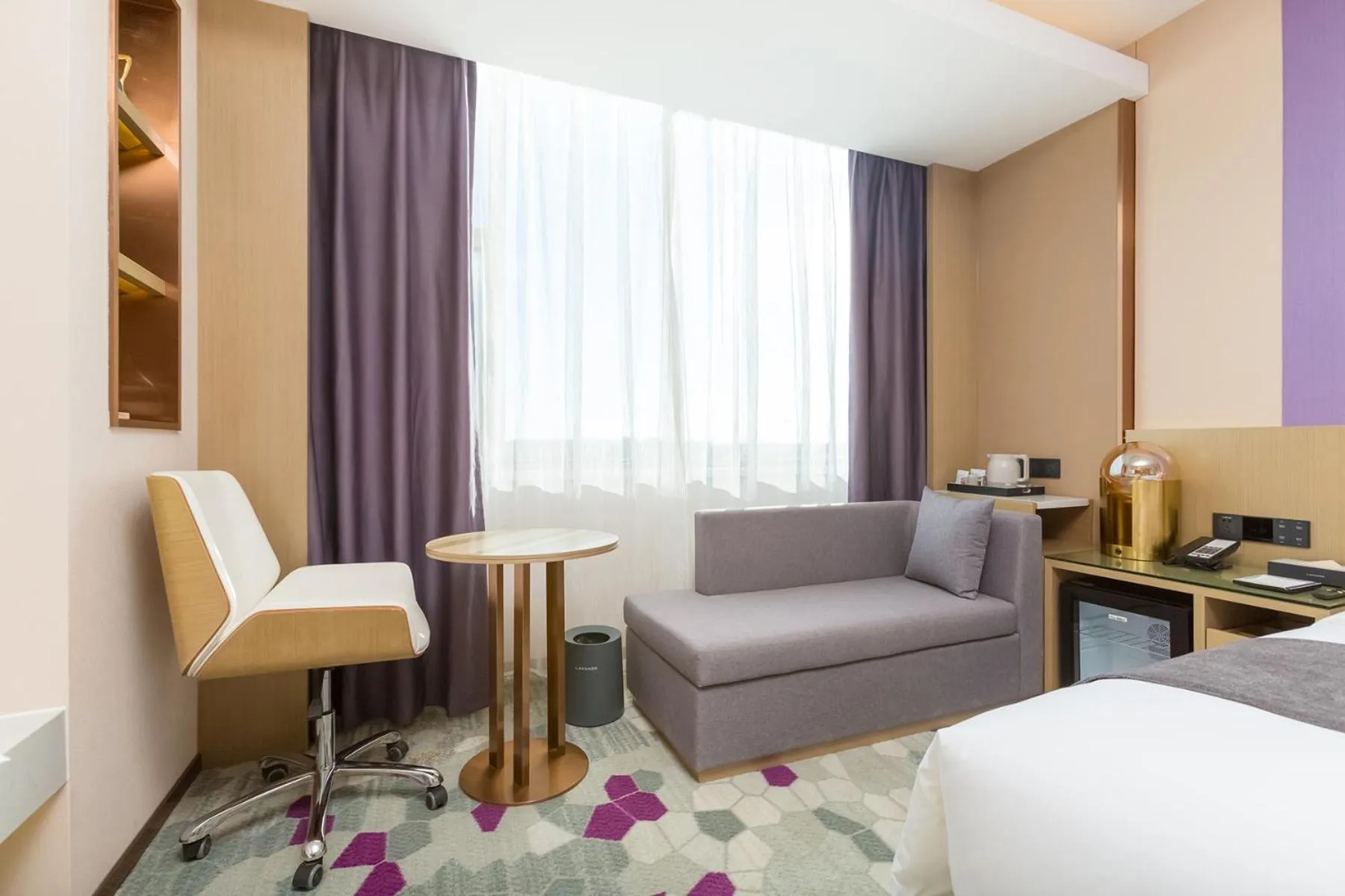 Bed in Lavande Hotel Beijing Capital Airport National Exhibition Branch