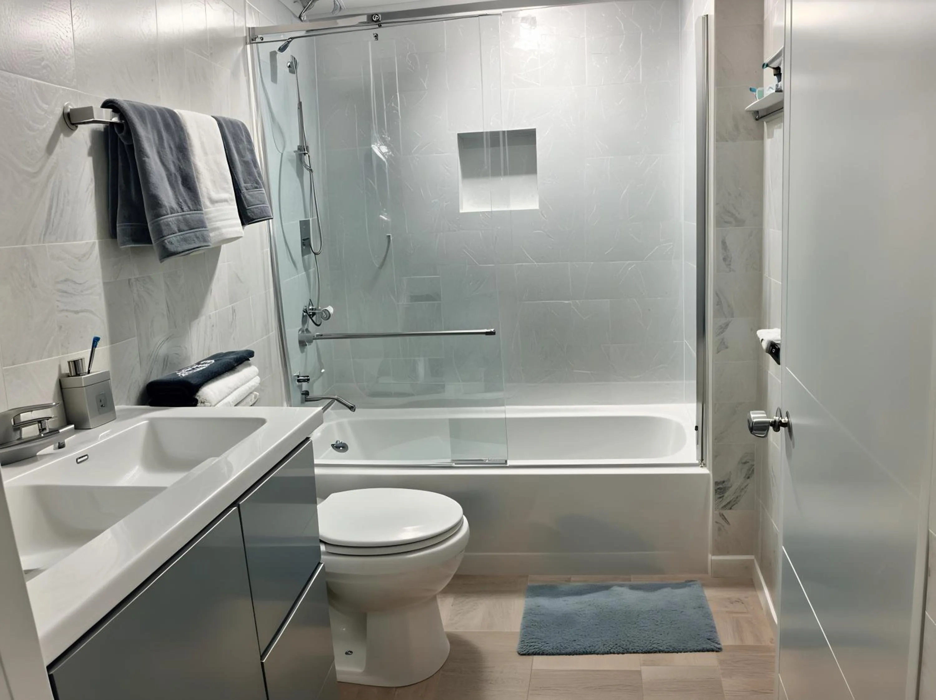 Bathroom in Hollywood Homes minutes to everything SPACIOUS AND FREE PARKING