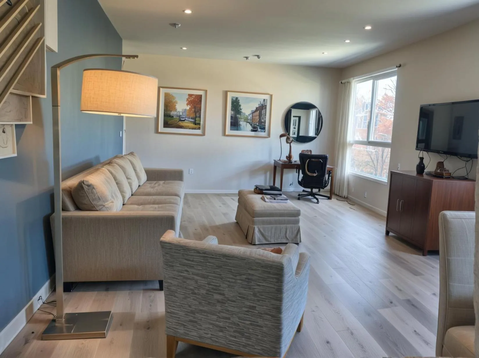 Living room in Hollywood Homes minutes to everything SPACIOUS AND FREE PARKING