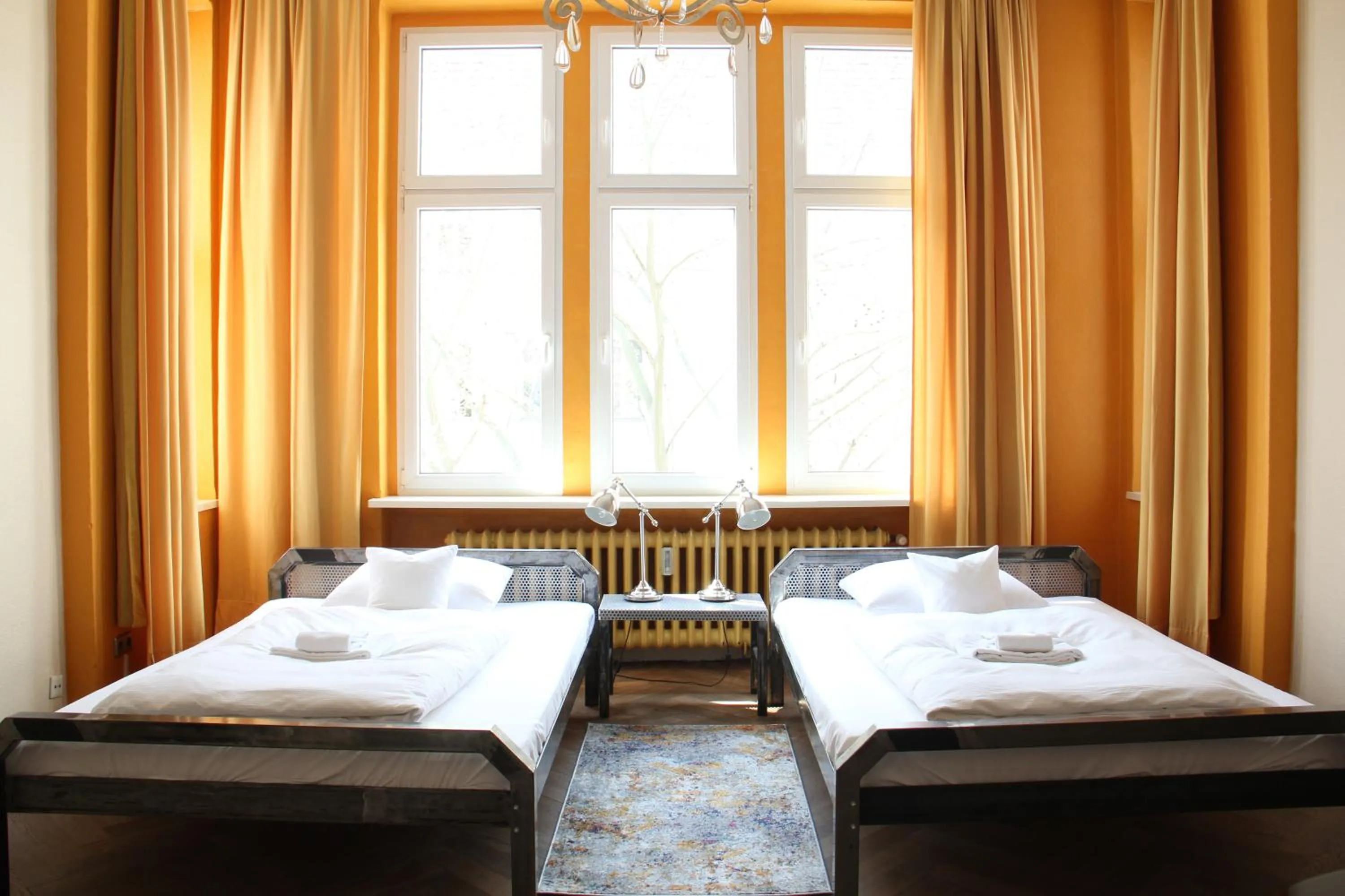 Bed in ArtHotel Connection