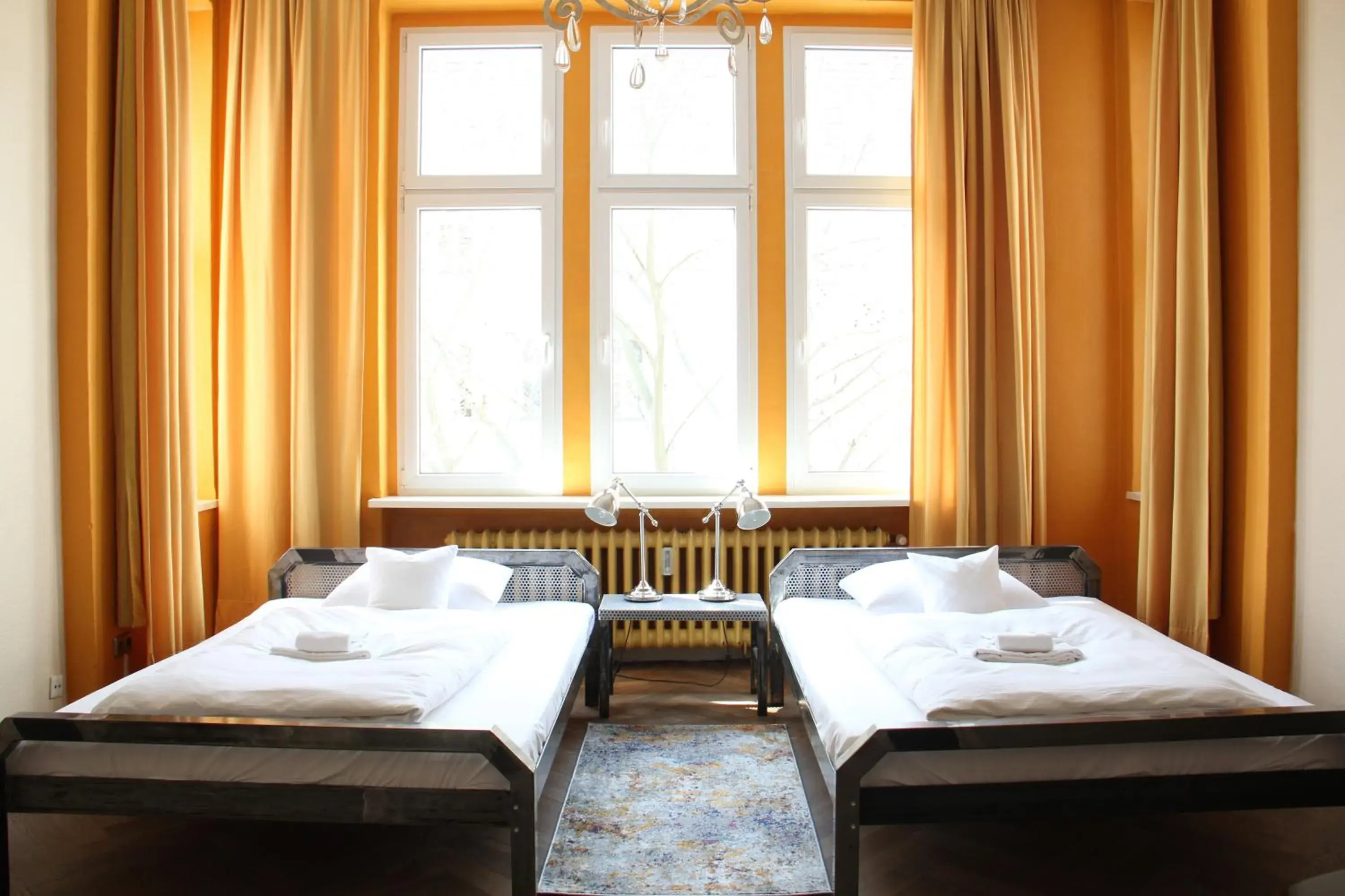 Bed in ArtHotel Connection Bed in ArtHotel Connection