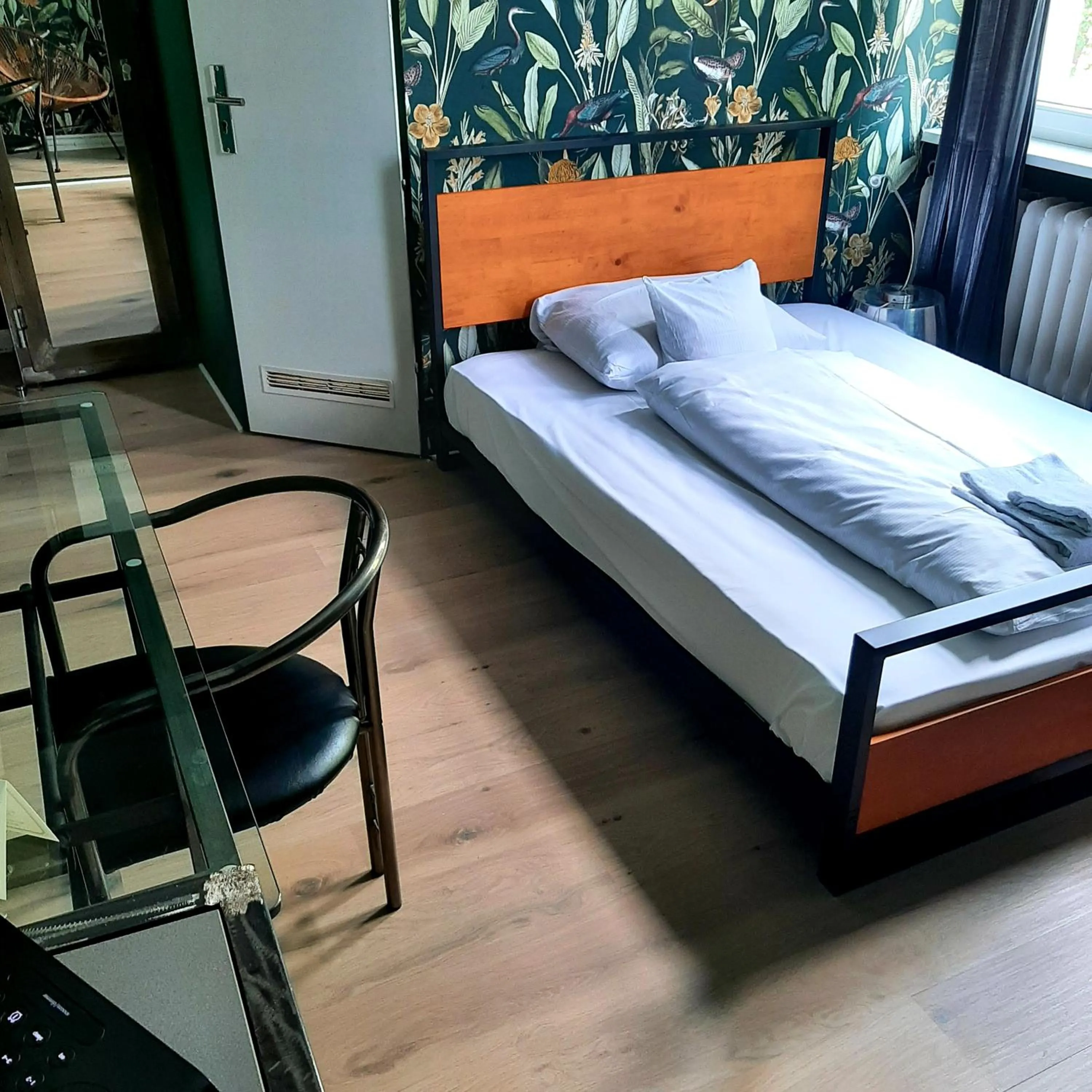 Bed in ArtHotel Connection